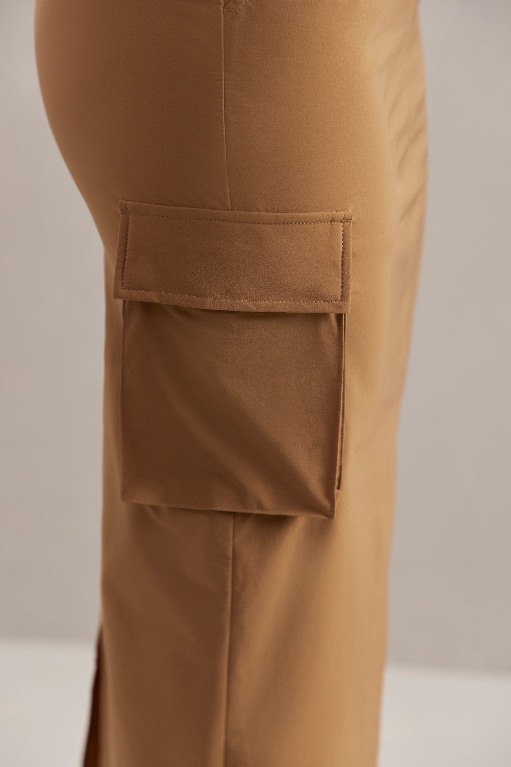 Kirra Cargo Maxi Skirt in Tan - Image 9