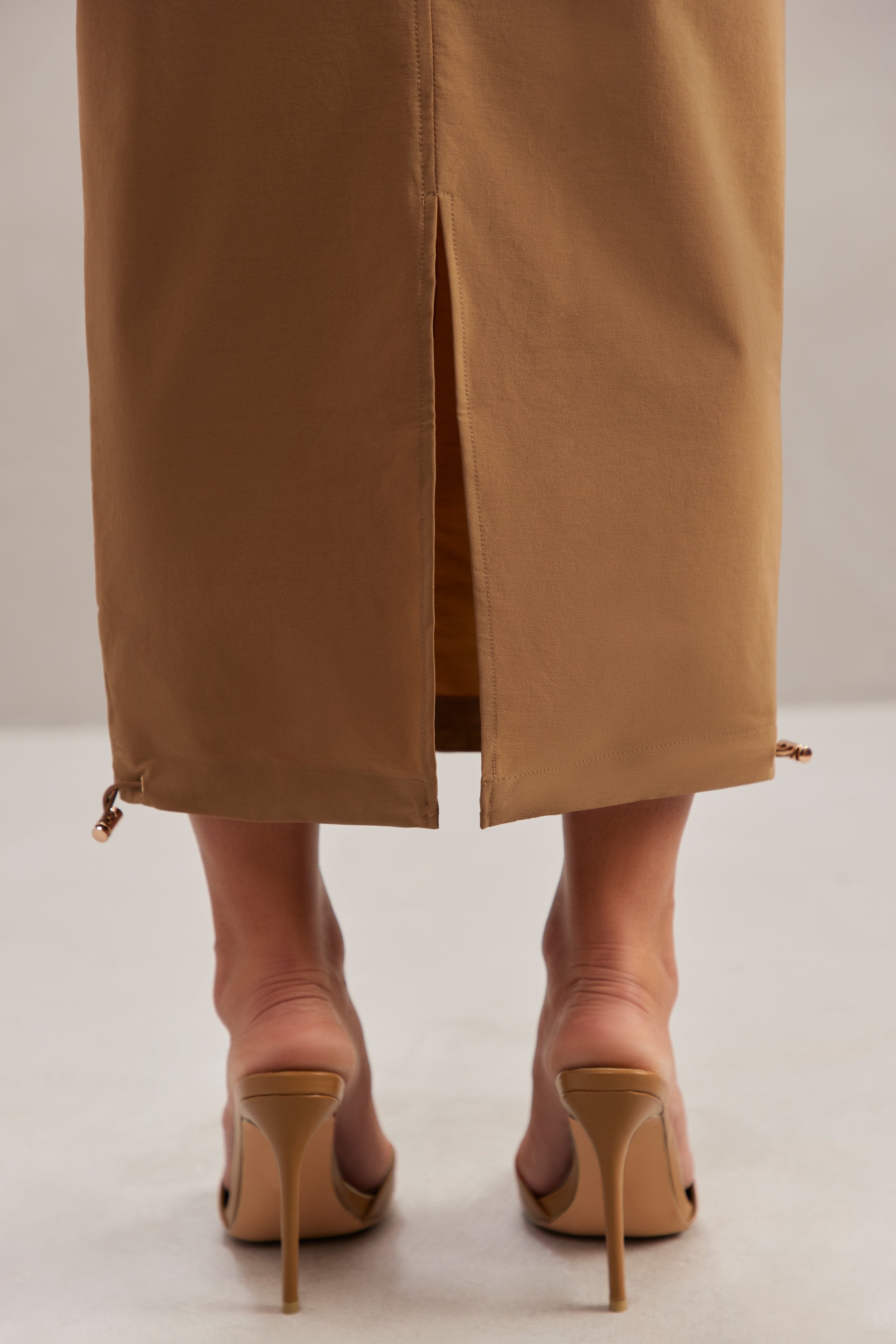 Kirra Cargo Maxi Skirt in Tan - Image 10