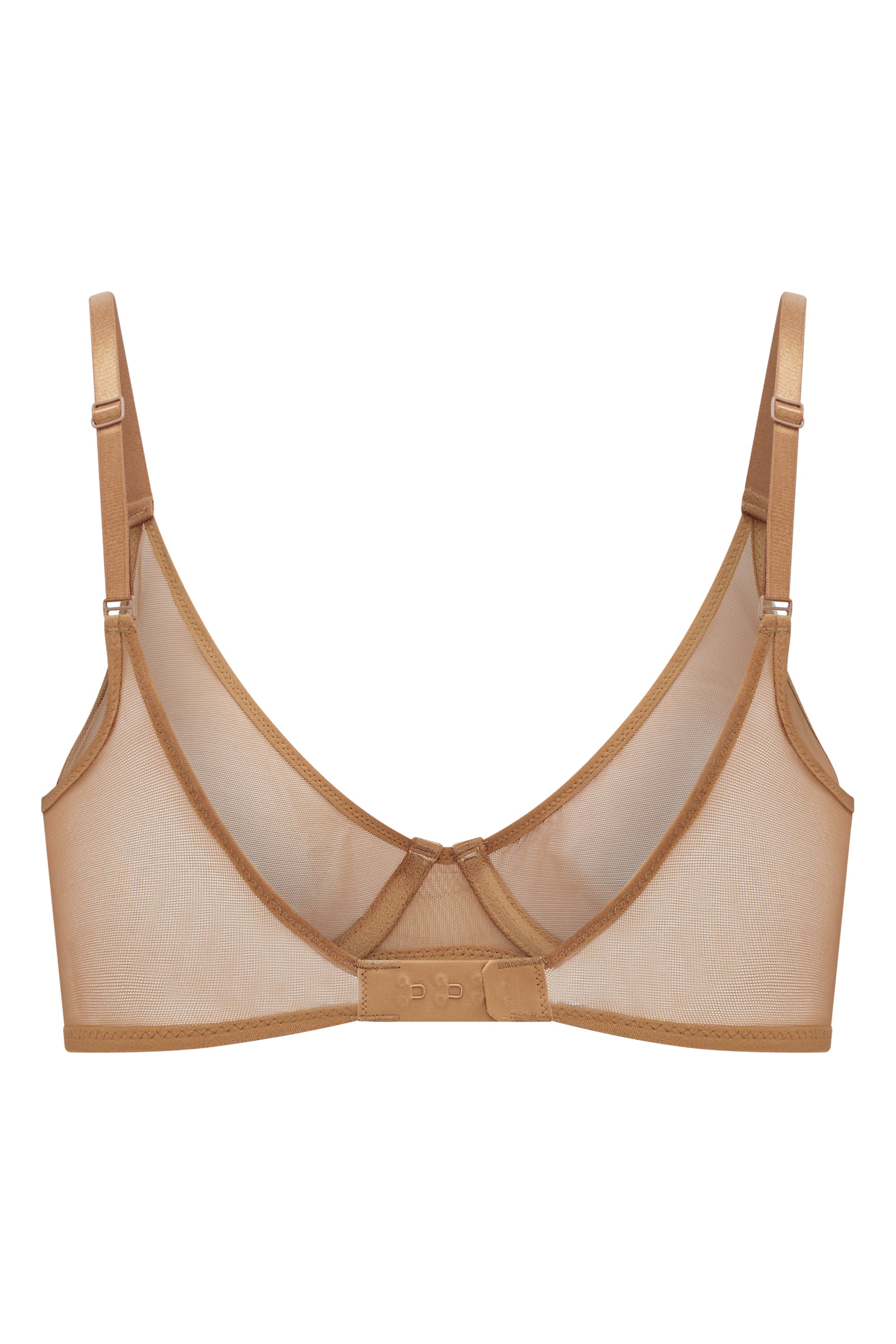 Intimates Soft Mesh Single Layer Underwired Bra in Almond - Image 7