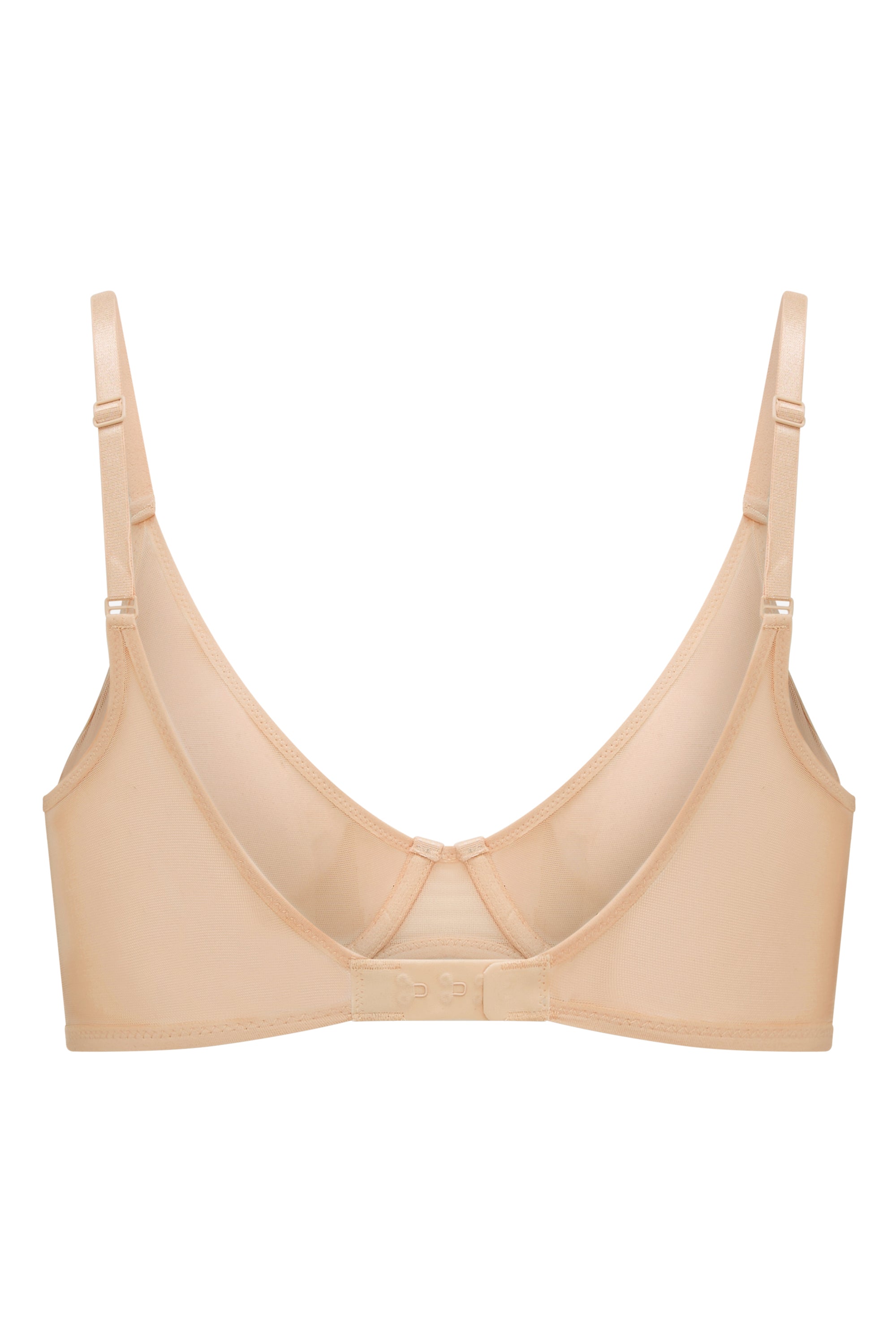 Intimates Soft Mesh Single Layer Underwired Bra in Beige - Image 7