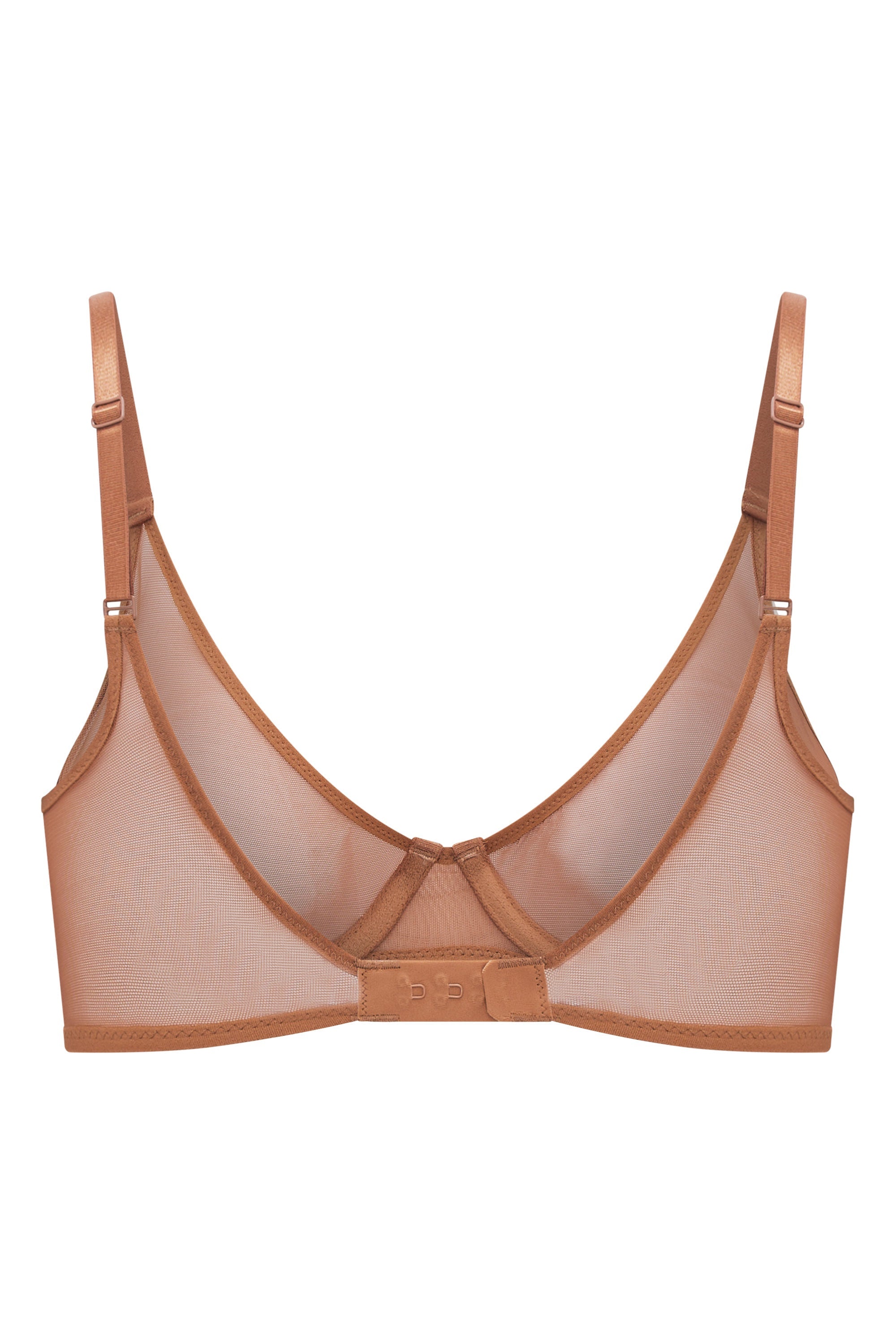 Intimates Soft Mesh Single Layer Underwired Bra in Honey - Image 7