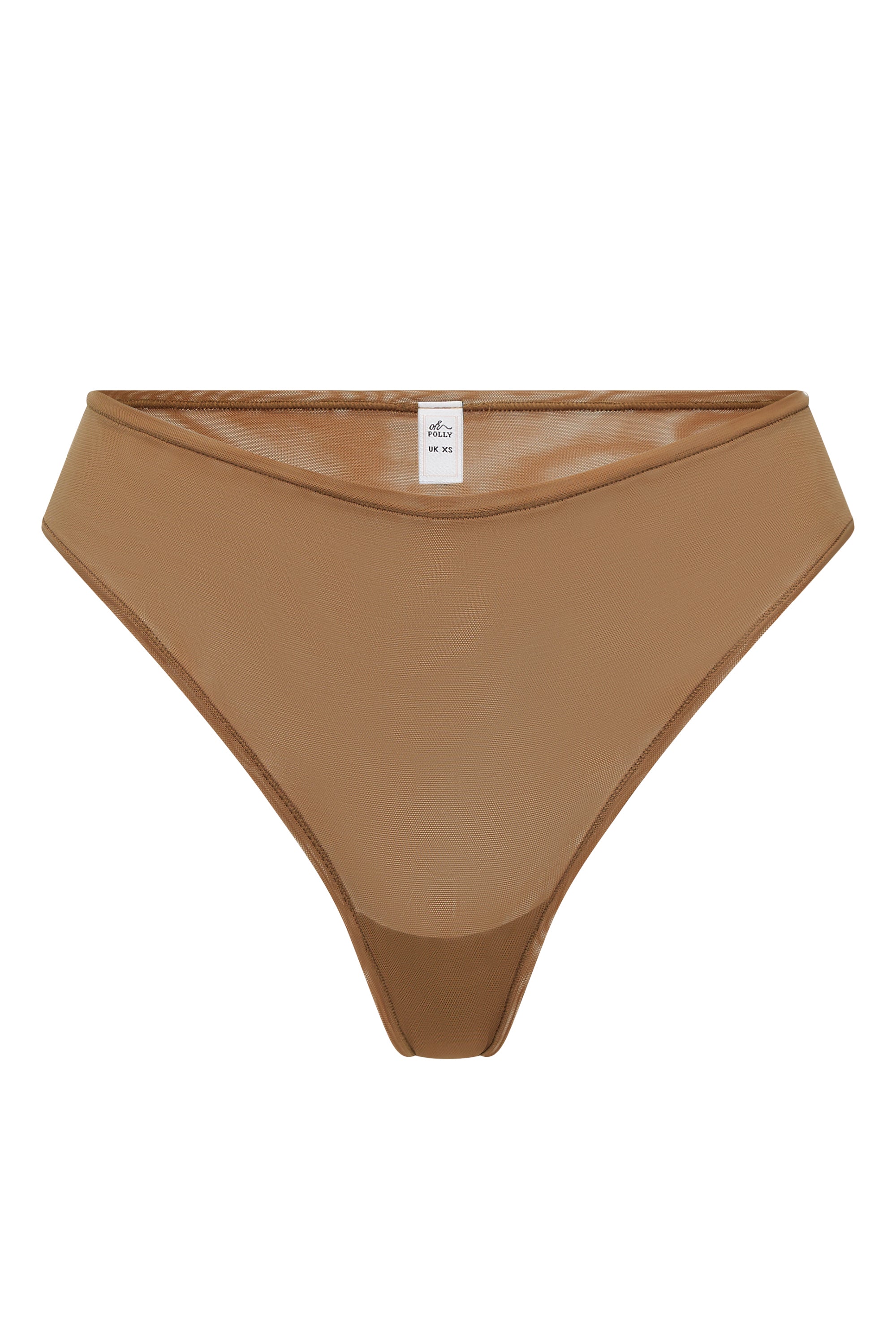 Intimates Soft Mesh Brief in Almond - Image 2
