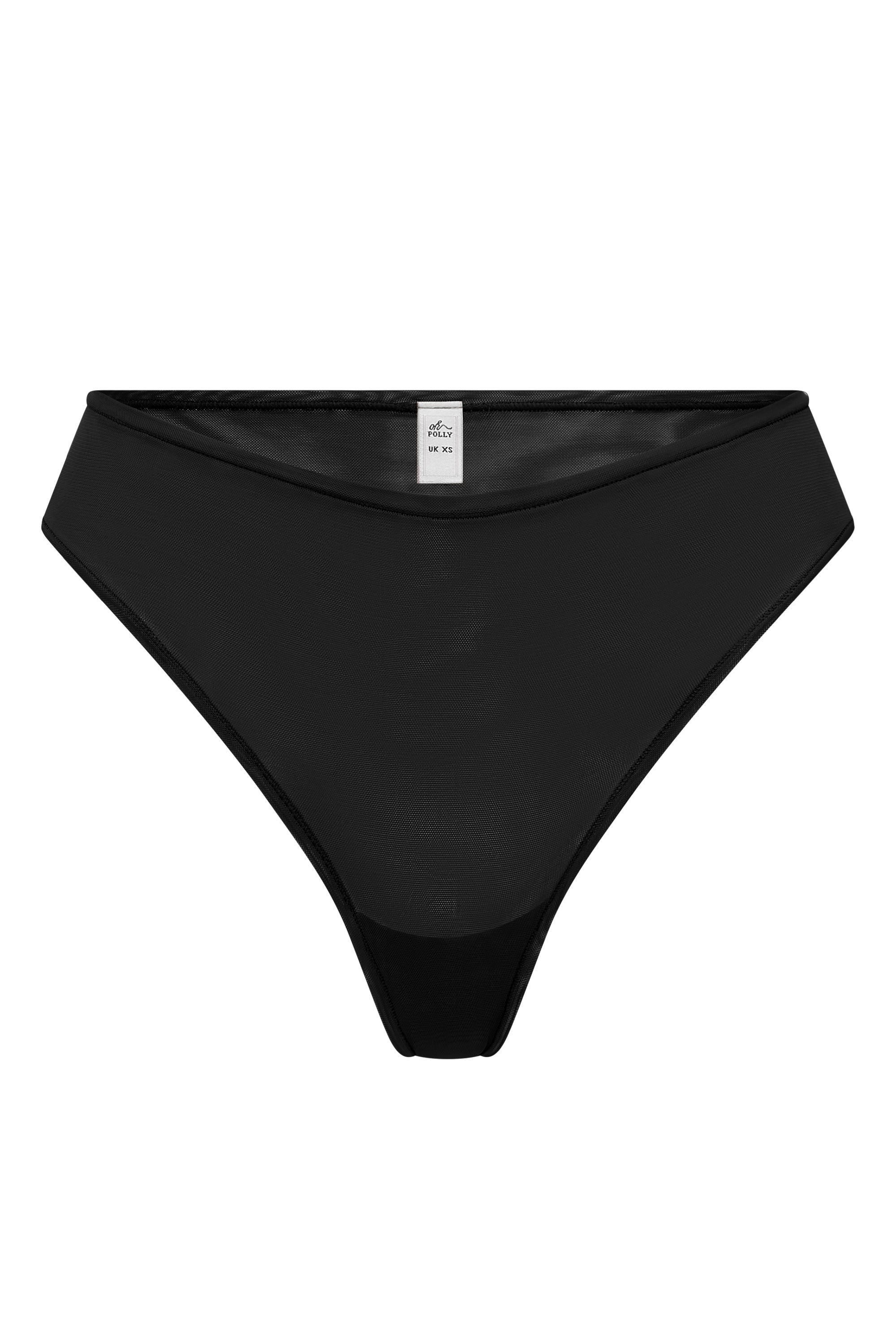 Intimates Soft Mesh Brief in Black - Image 2