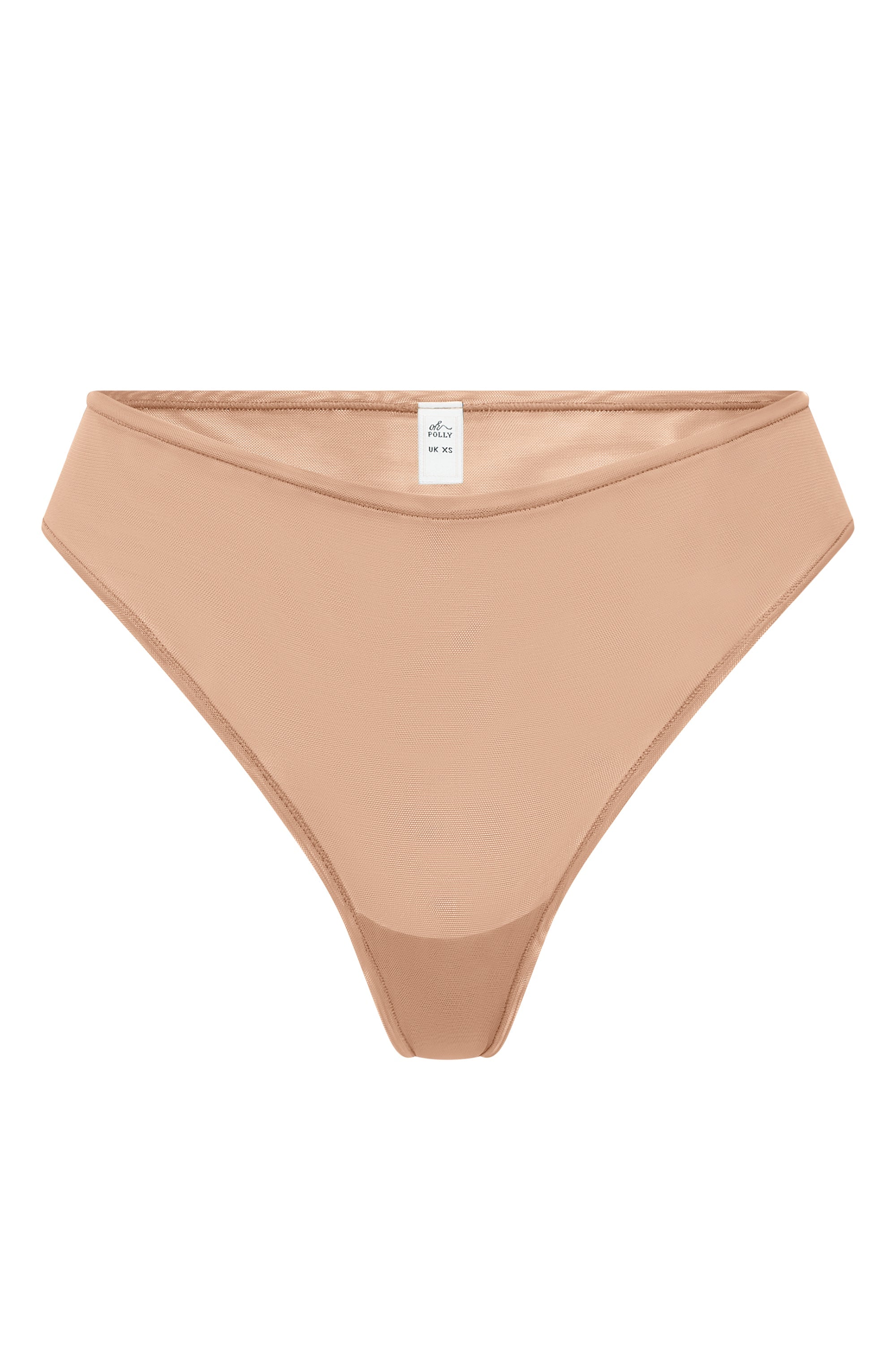 Intimates Soft Mesh Brief in Warm Peach - Image 2