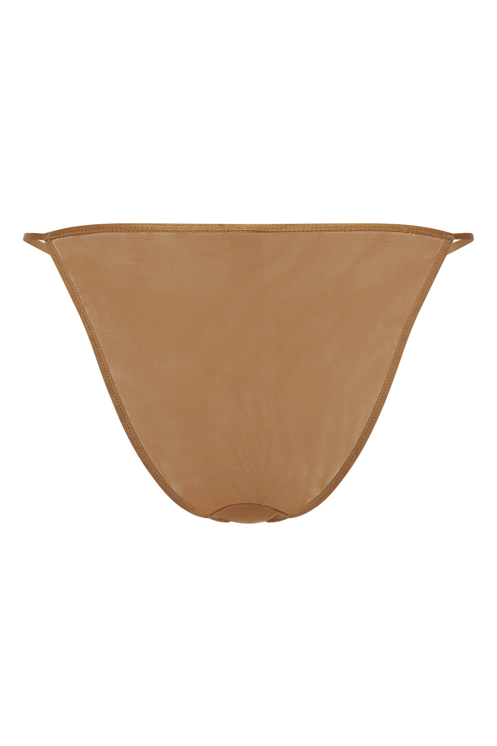 Intimates Soft Mesh String Bikini in Almond - Image 7
