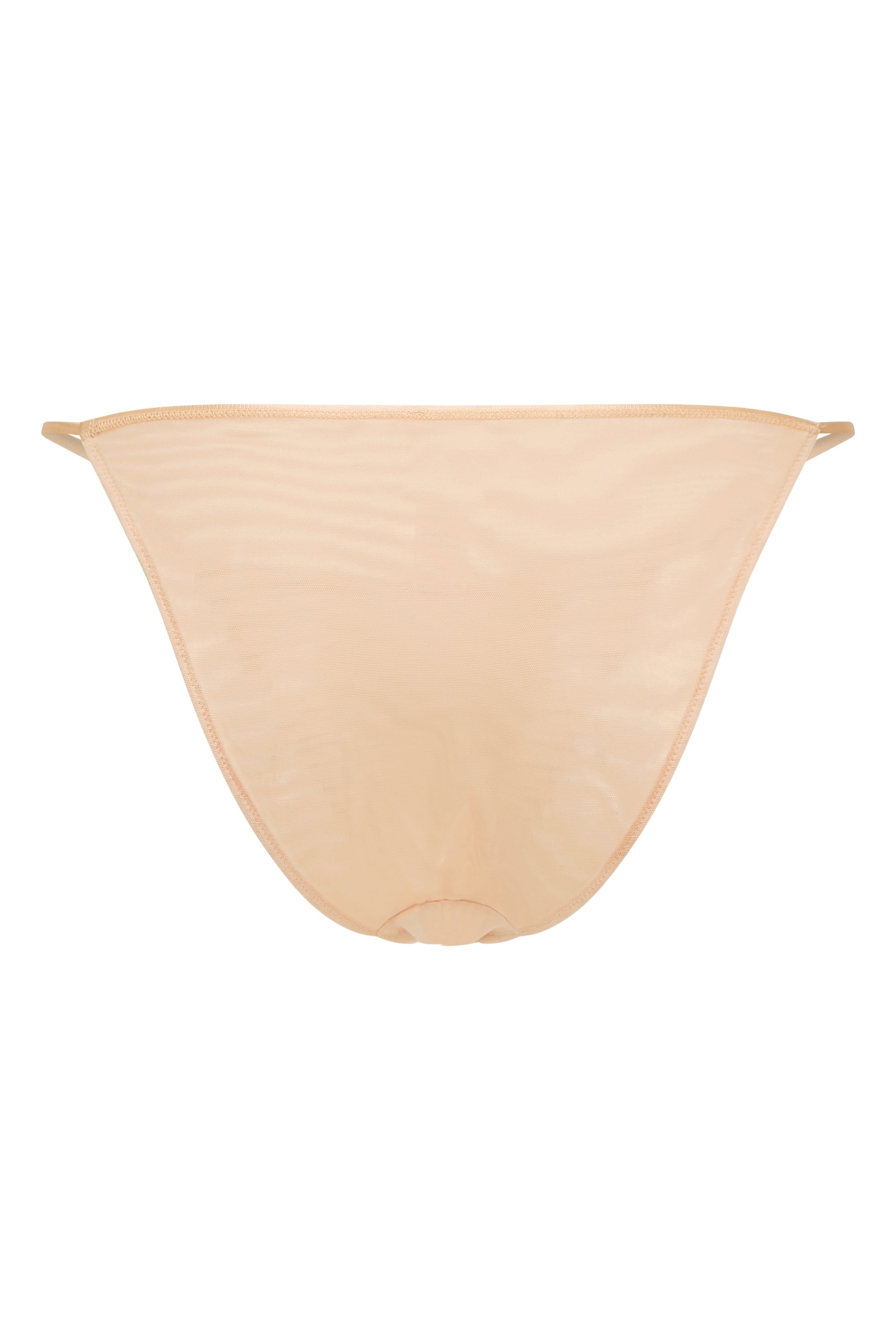 Intimates Soft Mesh String Bikini in Beige - Image 6