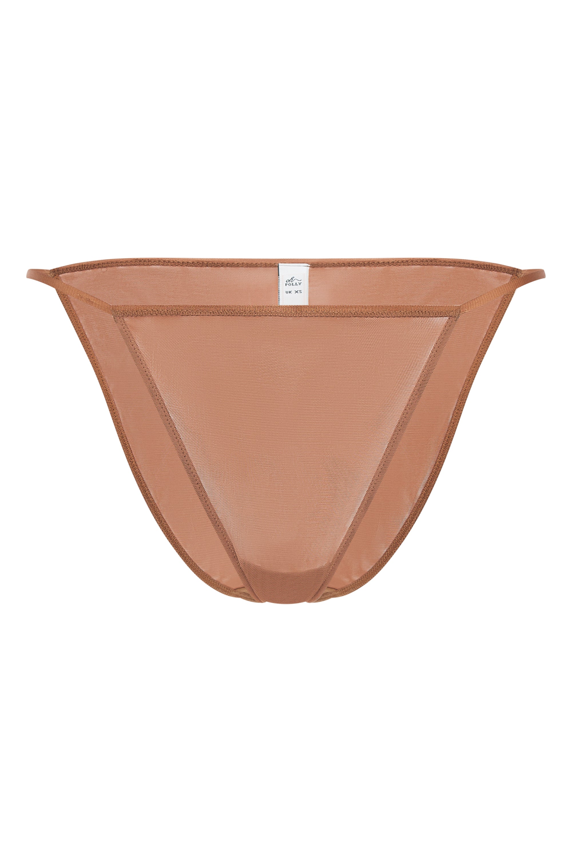 Intimates Soft Mesh String Bikini in Honey - Image 2