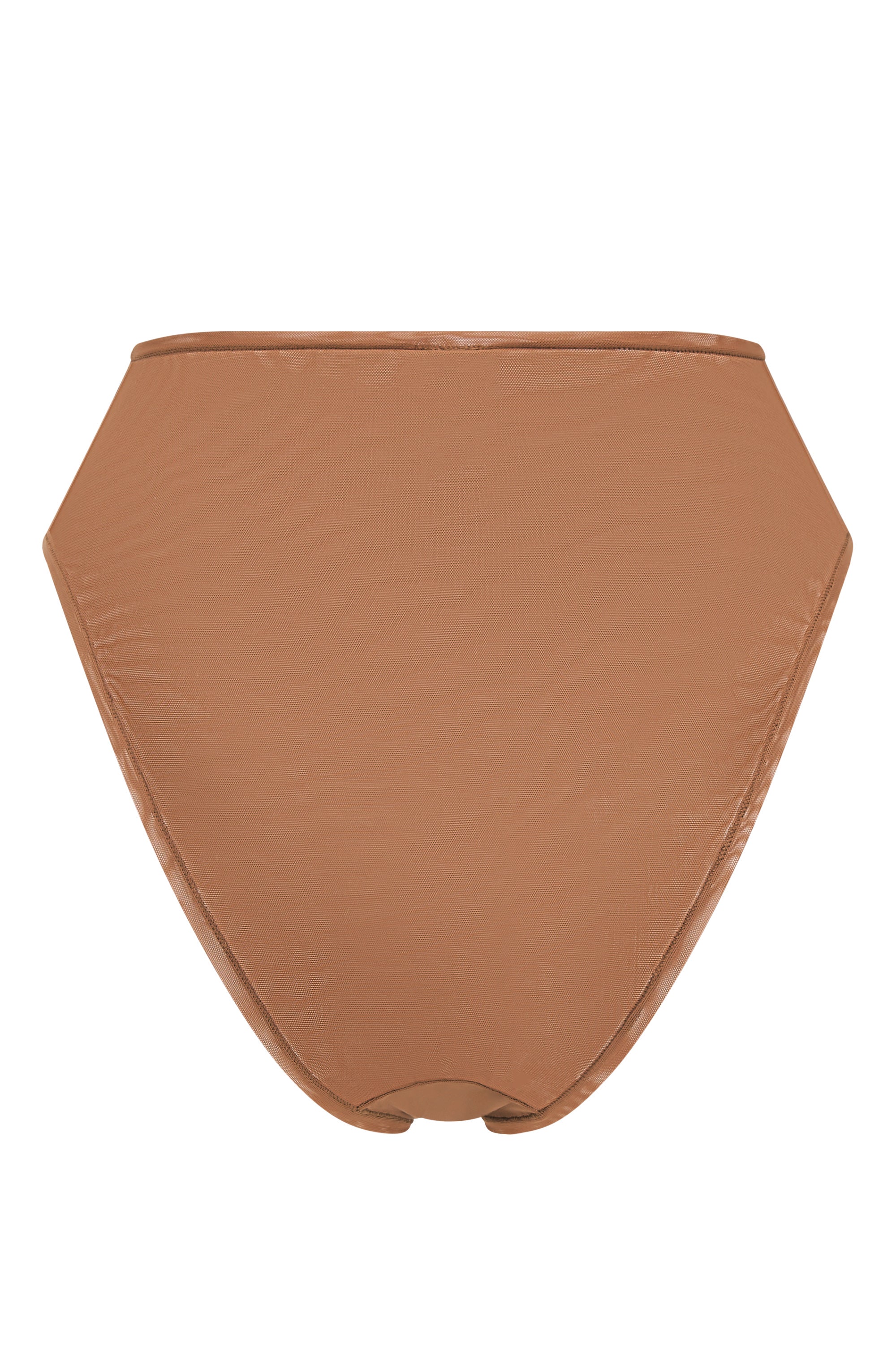 Intimates Soft Mesh High Waisted Knicker in Honey - Image 5