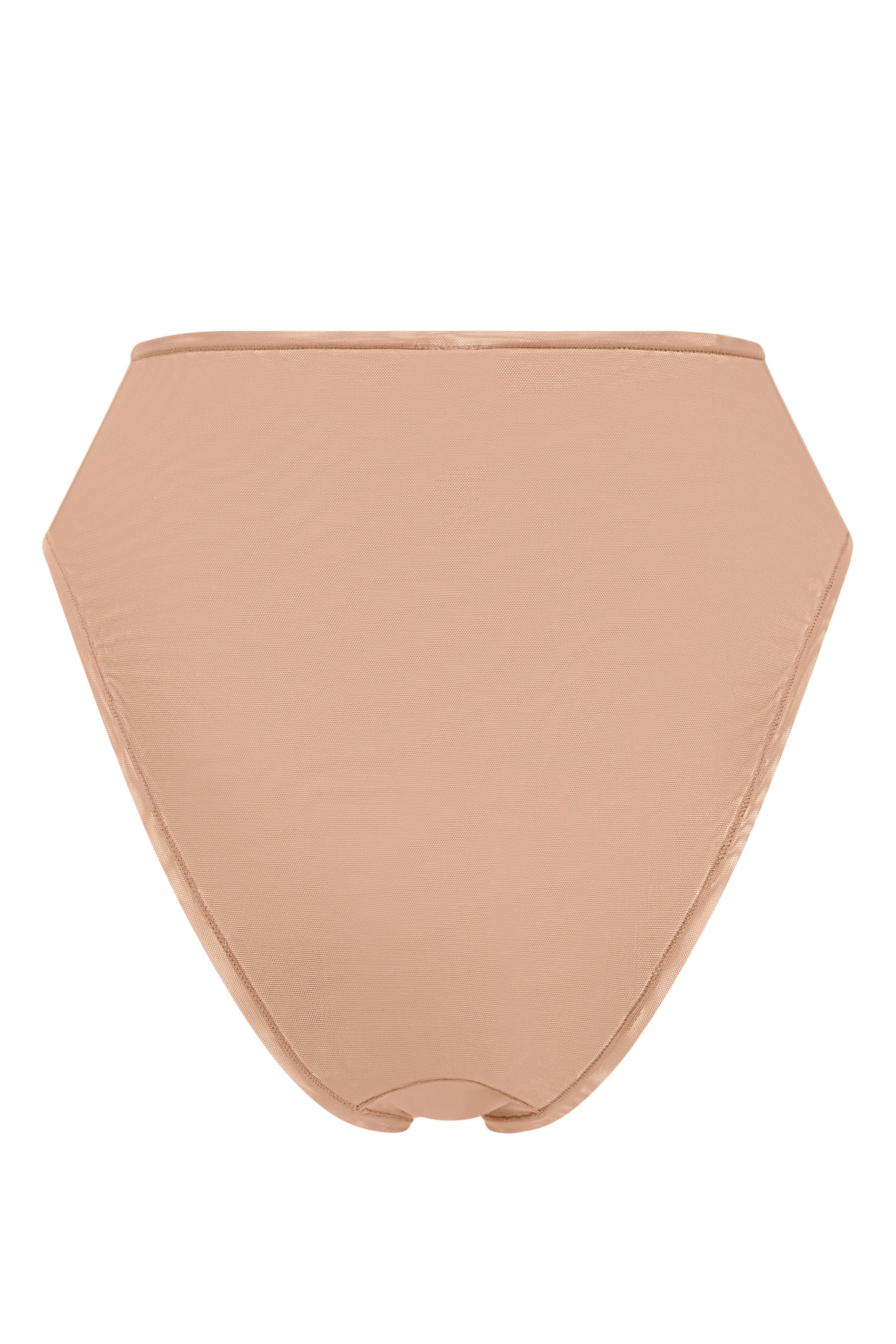 Intimates Soft Mesh High Waisted Knicker in Warm Peach - Image 7
