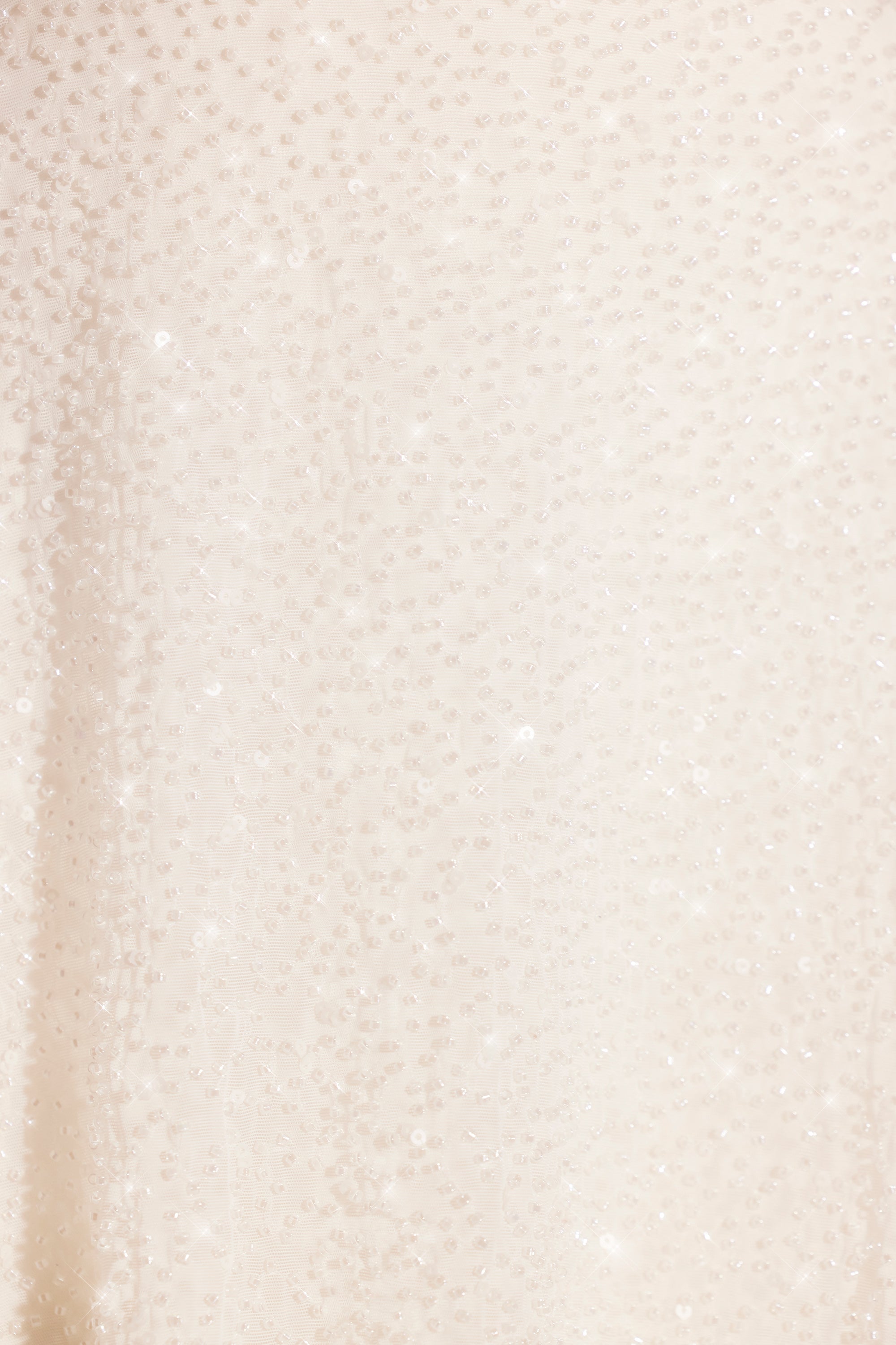 Salerno Embellished Multi Wear A-Line Mini Dress in White - Image 5