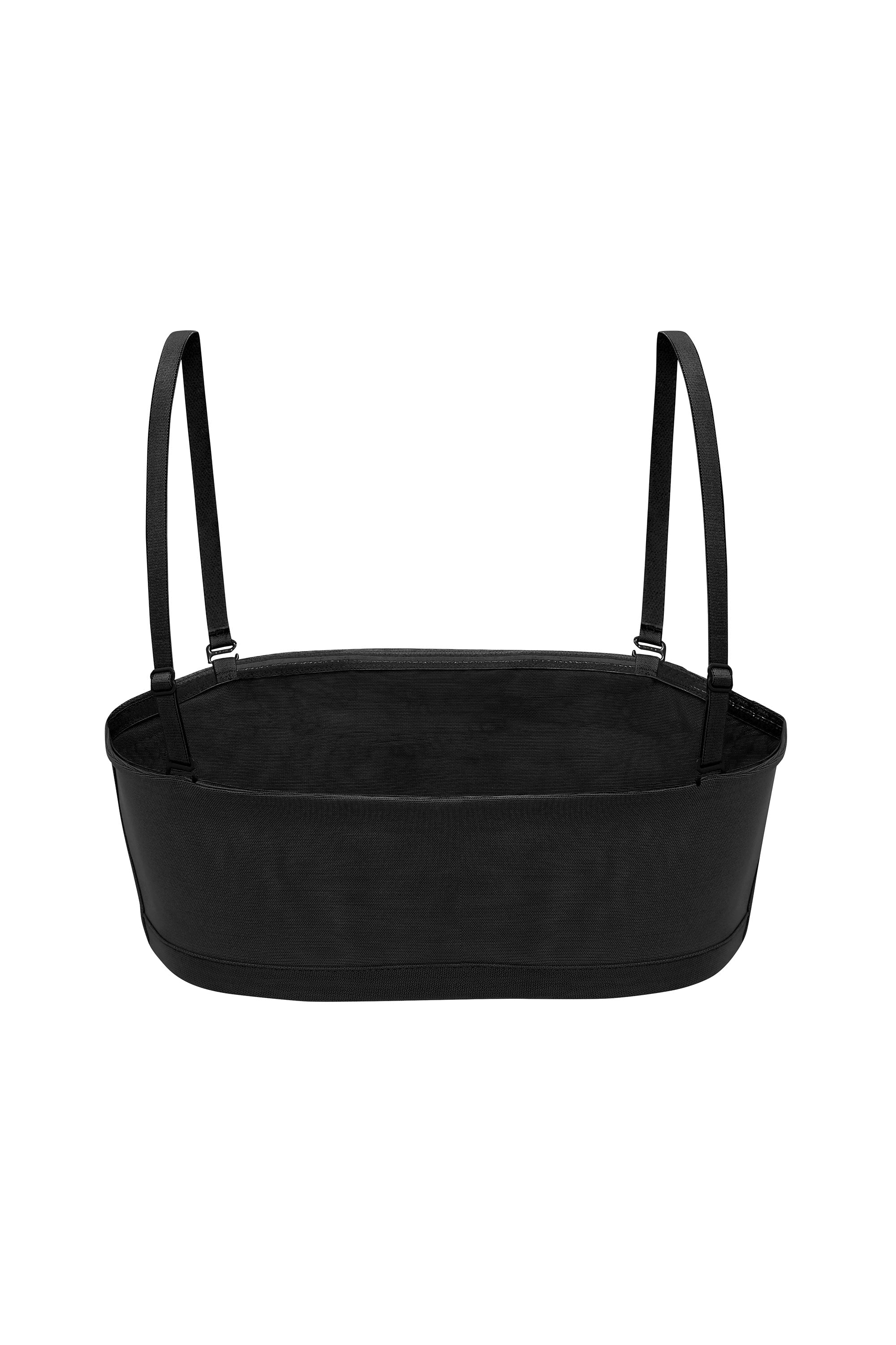 Intimates Soft Mesh Bandeau Bra in Black - Image 7