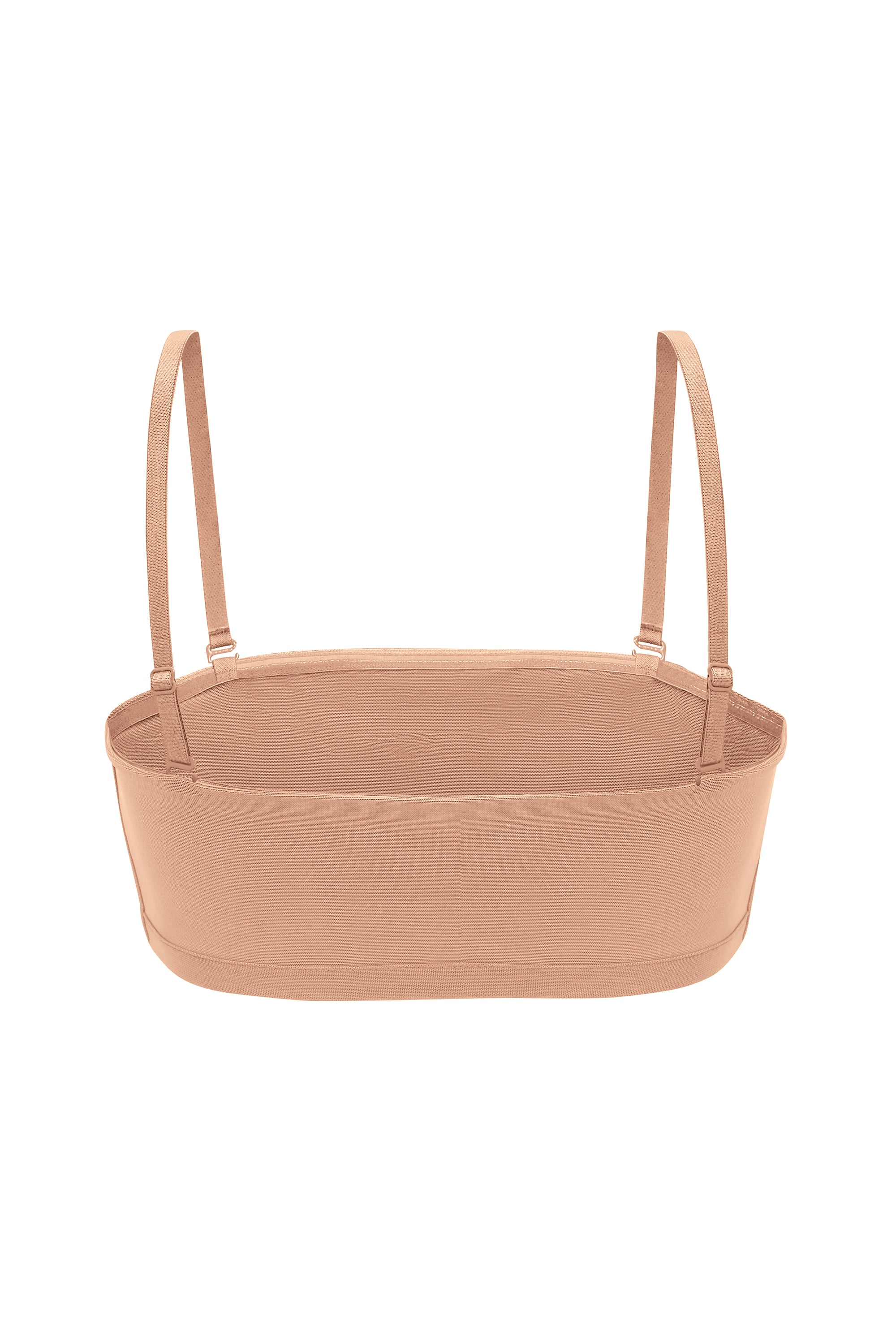 Intimates Soft Mesh Bandeau Bra in Warm Peach - Image 7