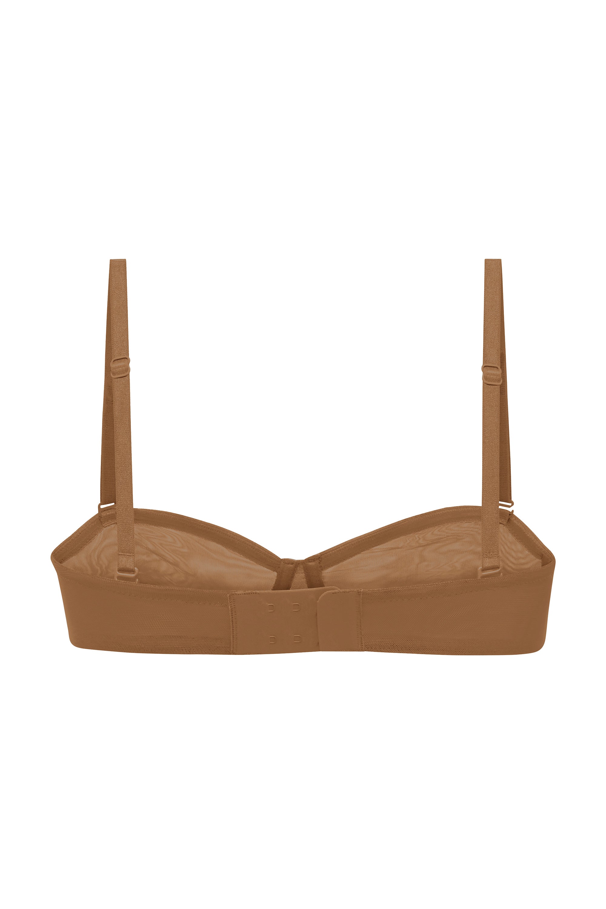 Intimates Soft Mesh Strapless Bra in Almond - Image 6