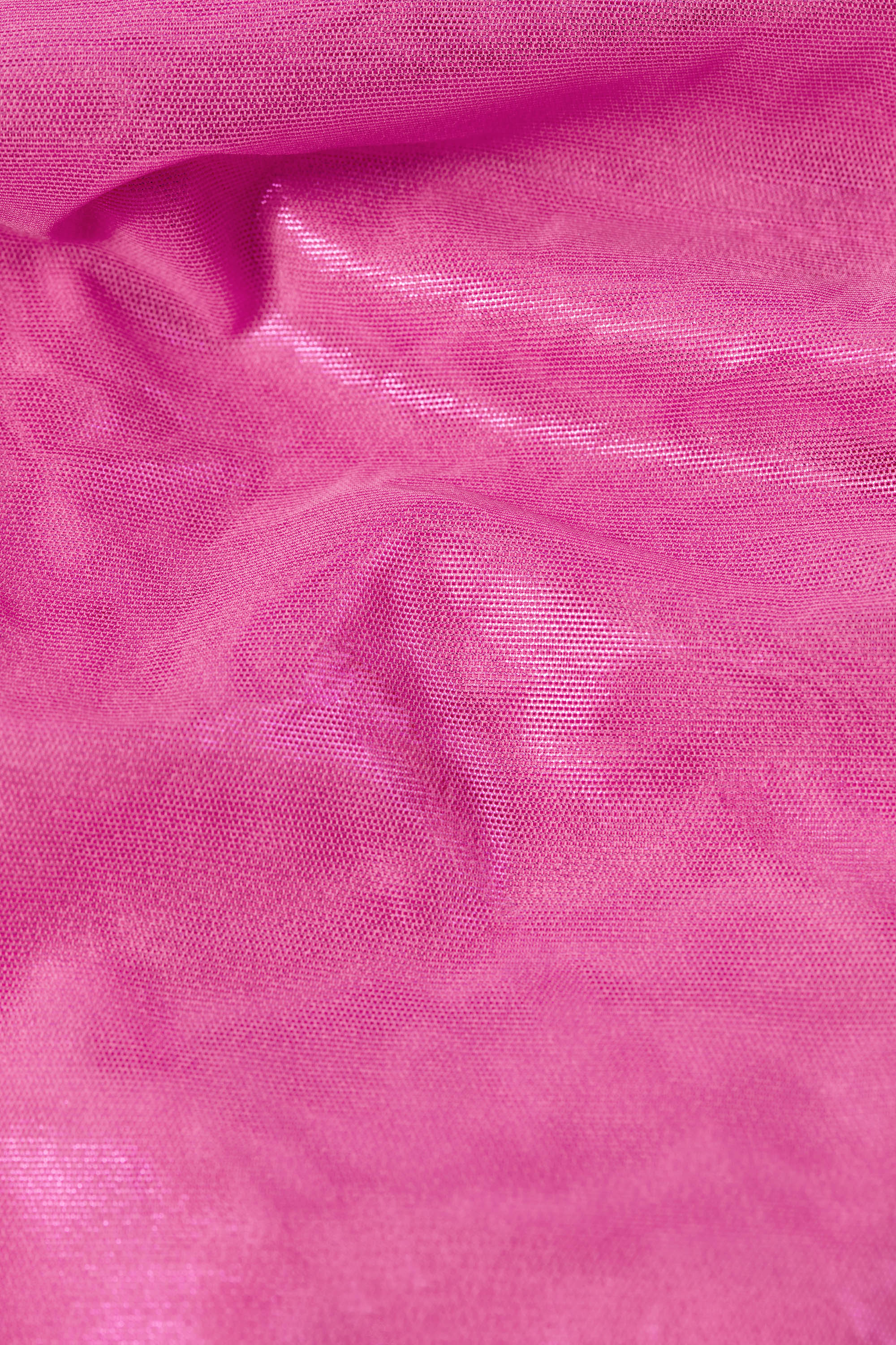 Zoey Metallic Halterneck Bodysuit in Bubblegum Pink - Image 4