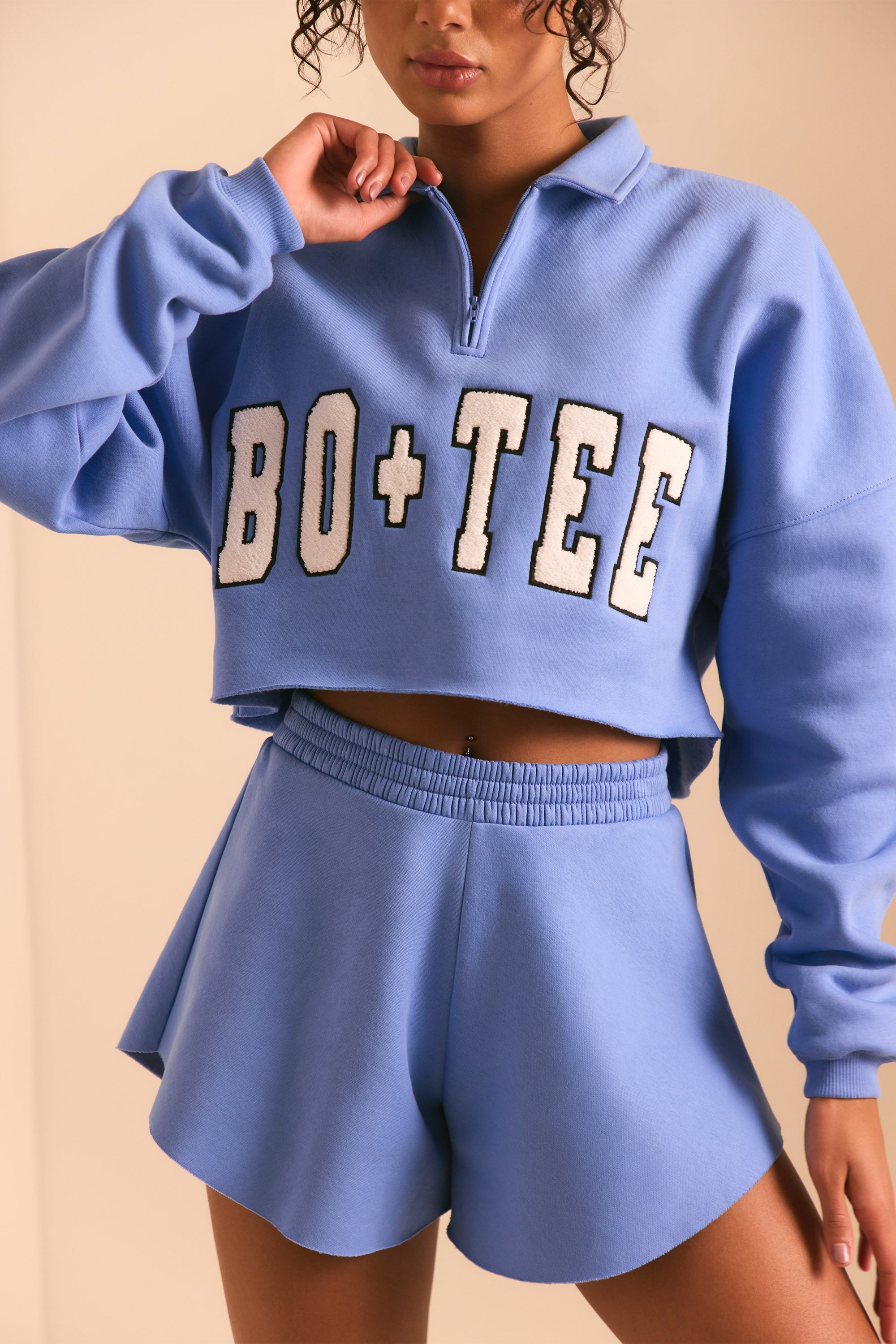 Relax Sweat Shorts in Cerulean