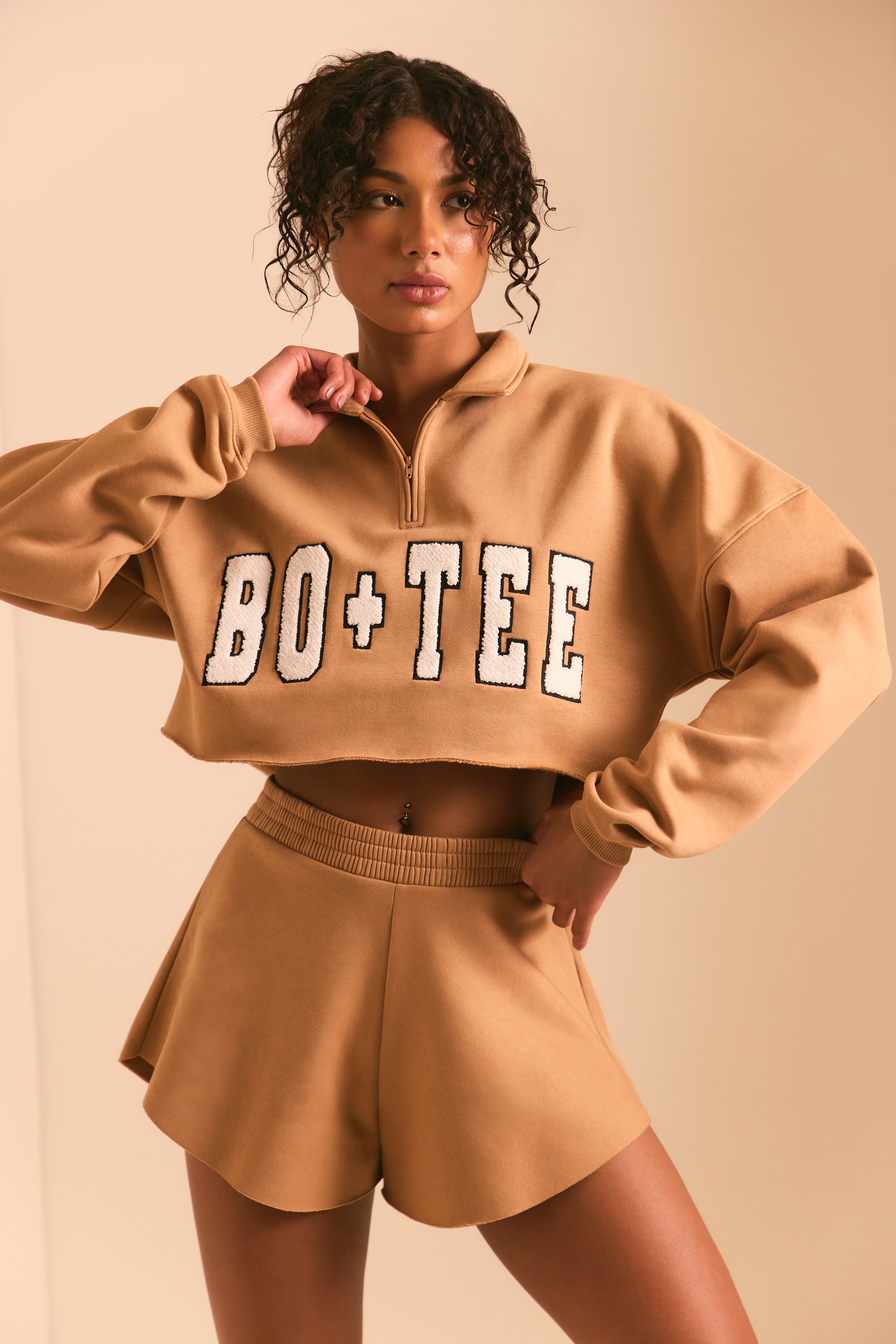 Relax Sweat Shorts in Chestnut