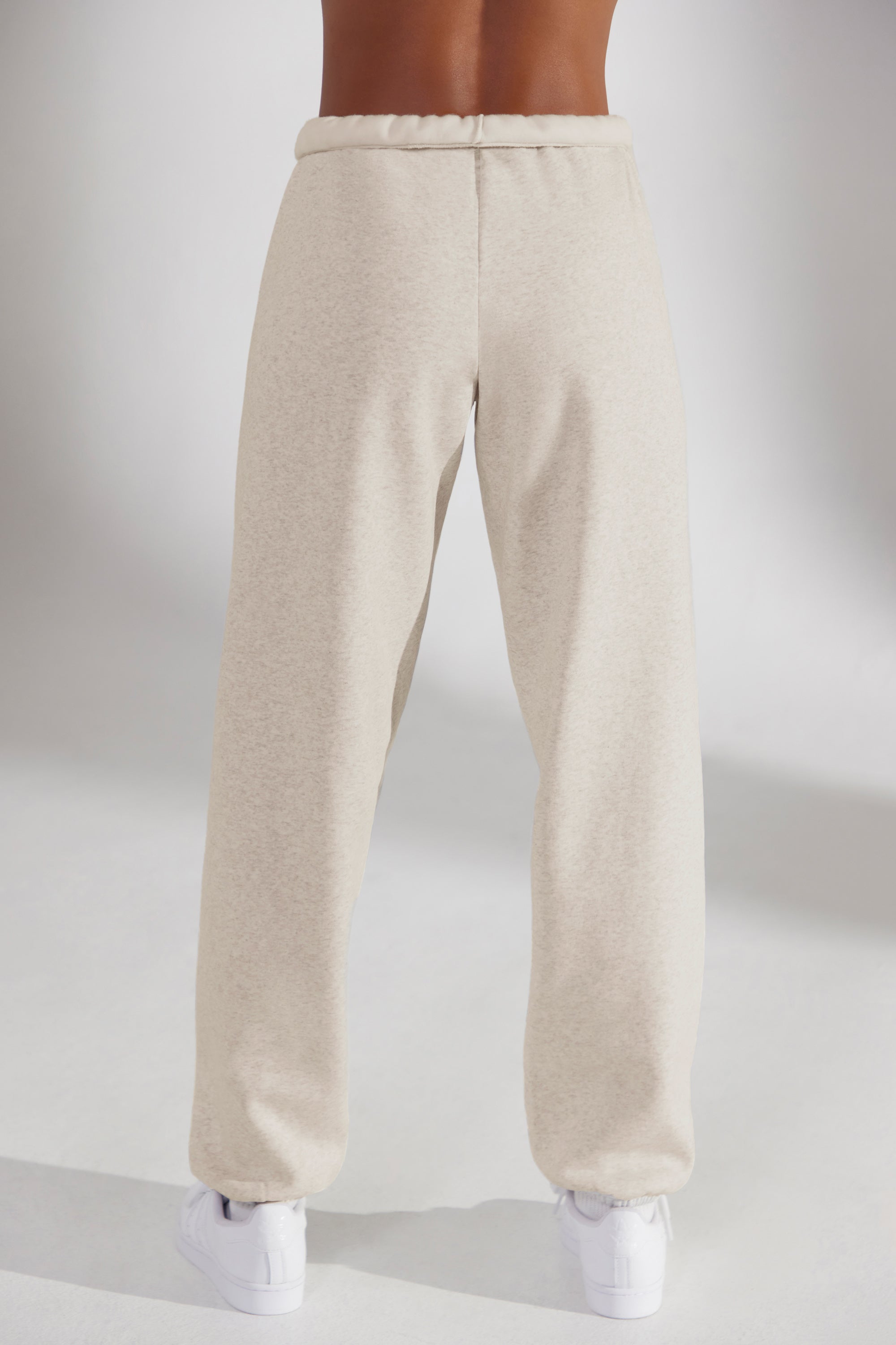 Prime Oversized Joggers in Heather Oat - Image 2