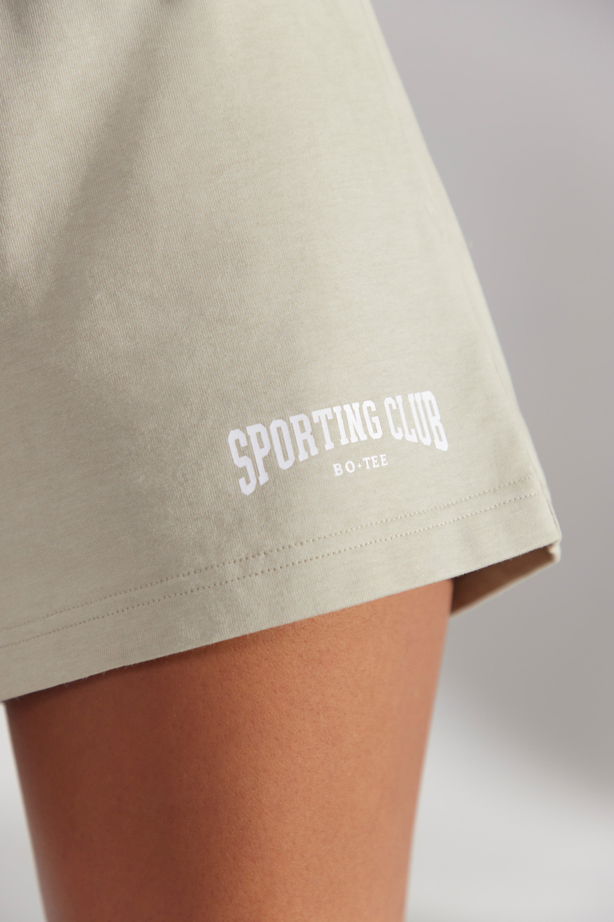 Groundwork Sweat Shorts in Limestone - Image 4
