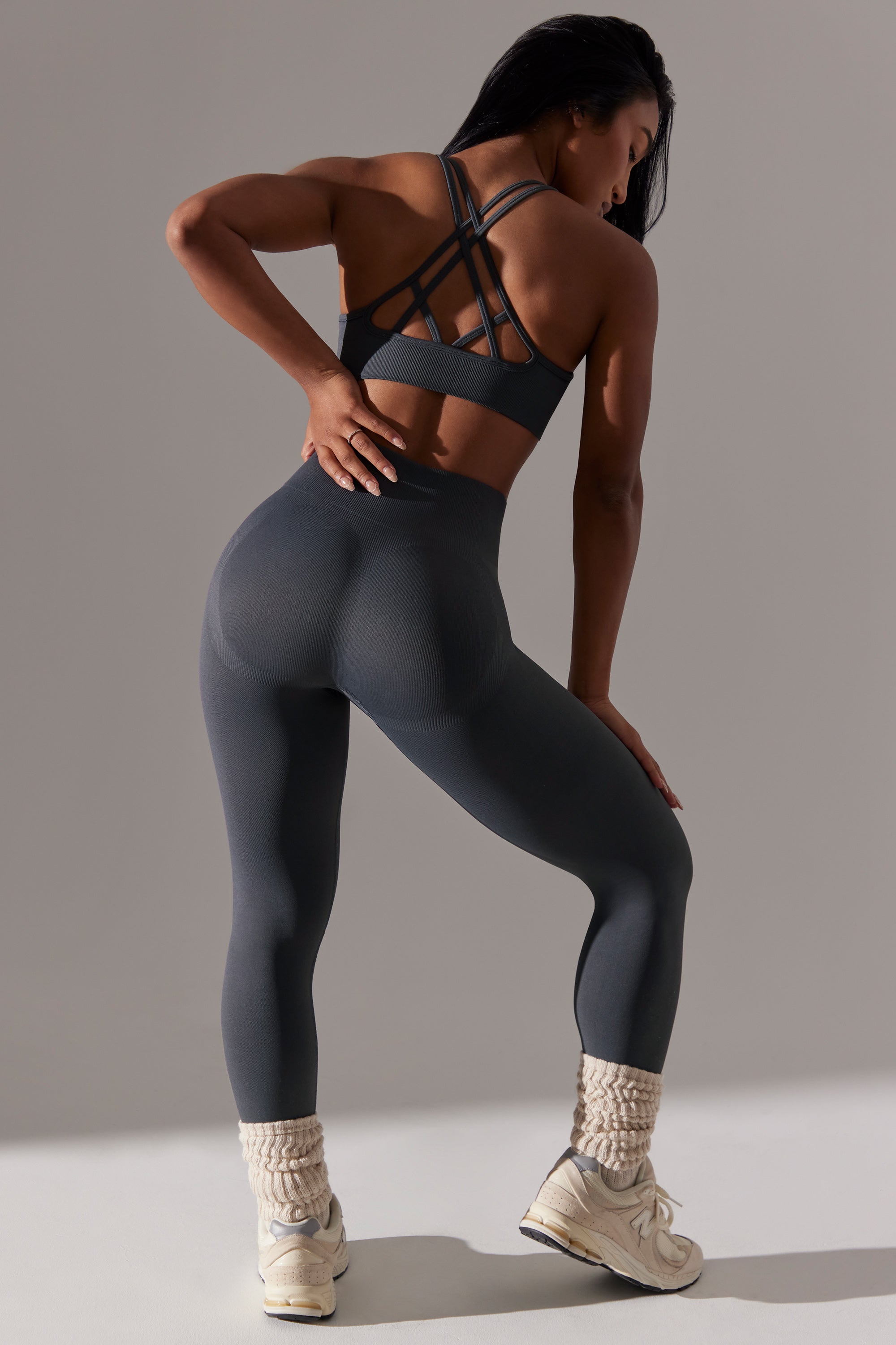 Dedicated High Waist Super Sculpt Leggings in Grey - Image 4