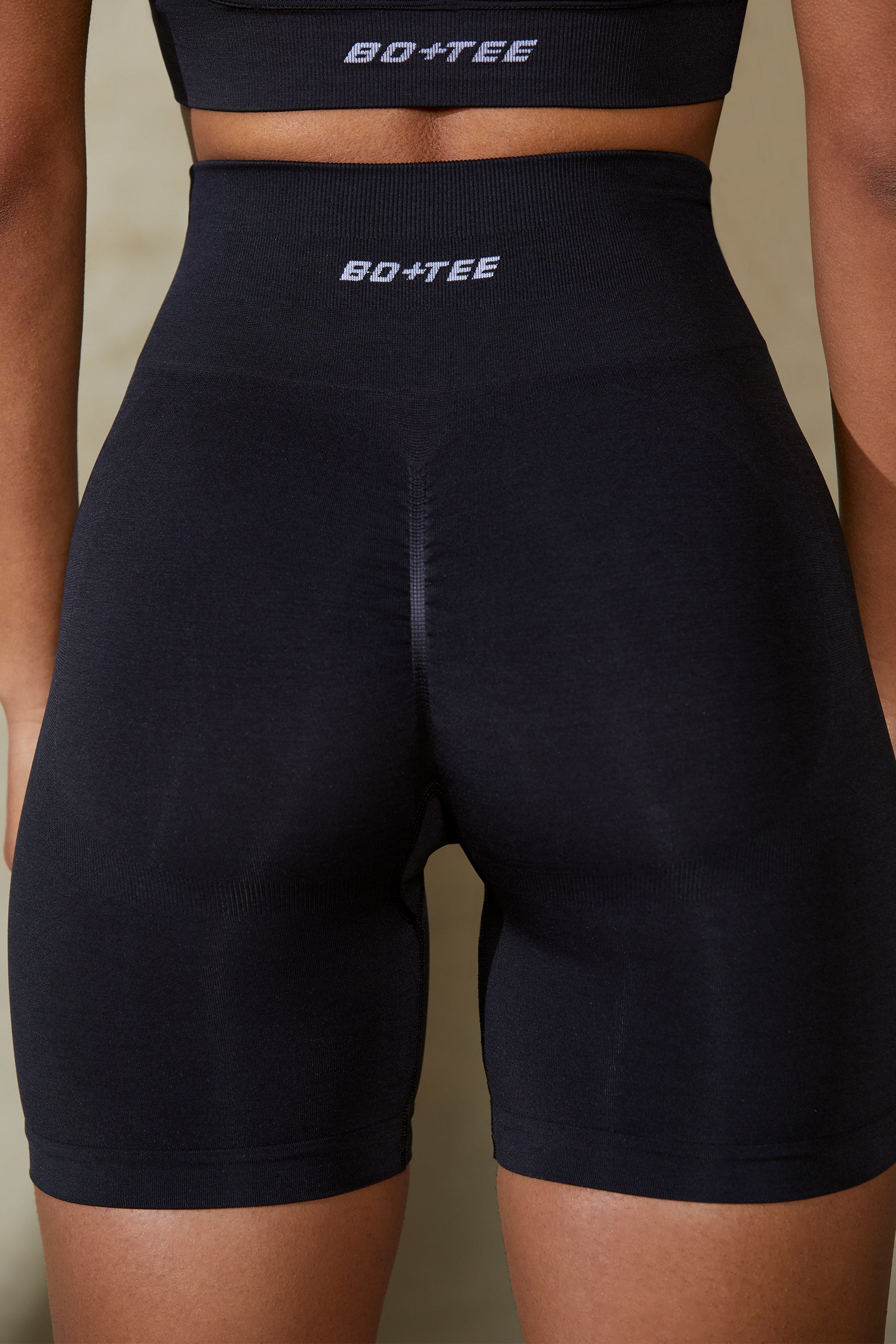 In Shape High Waist Define Luxe Biker Shorts in Black - Image 7