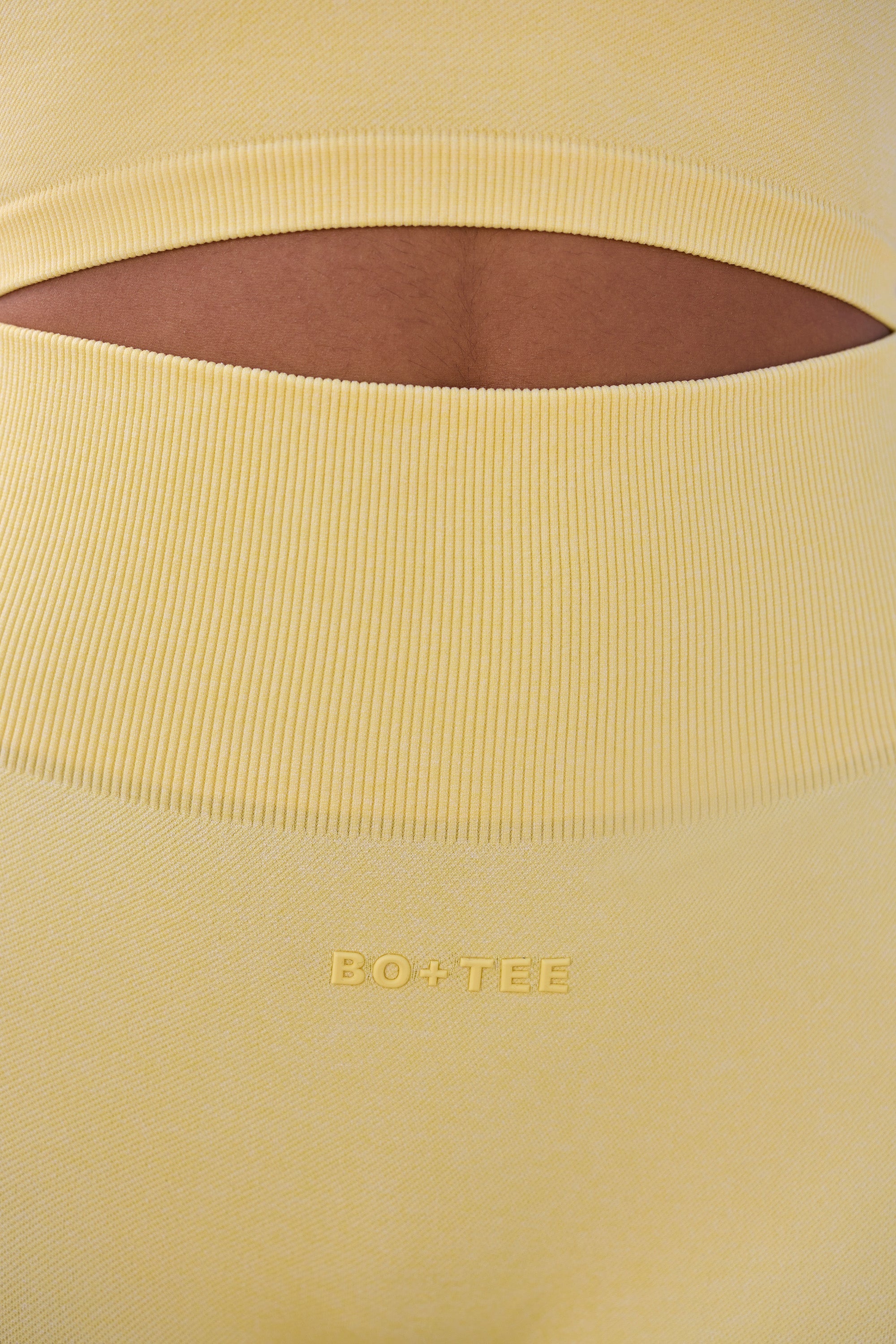 Super Sculpt Seamless Full Length Leggings in Soft Yellow - Image 4