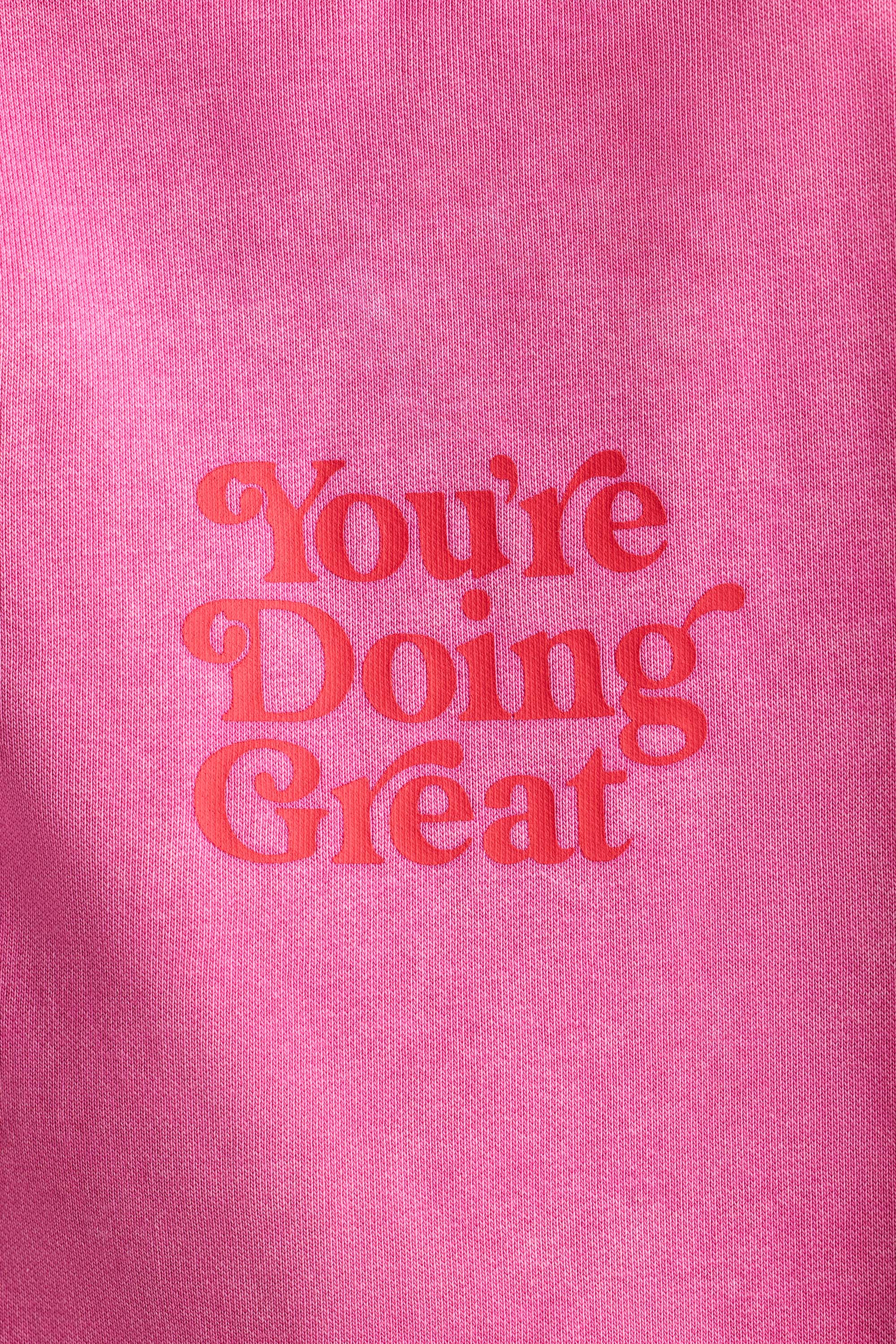 Oversized Hoodie in Hot Pink - Image 6