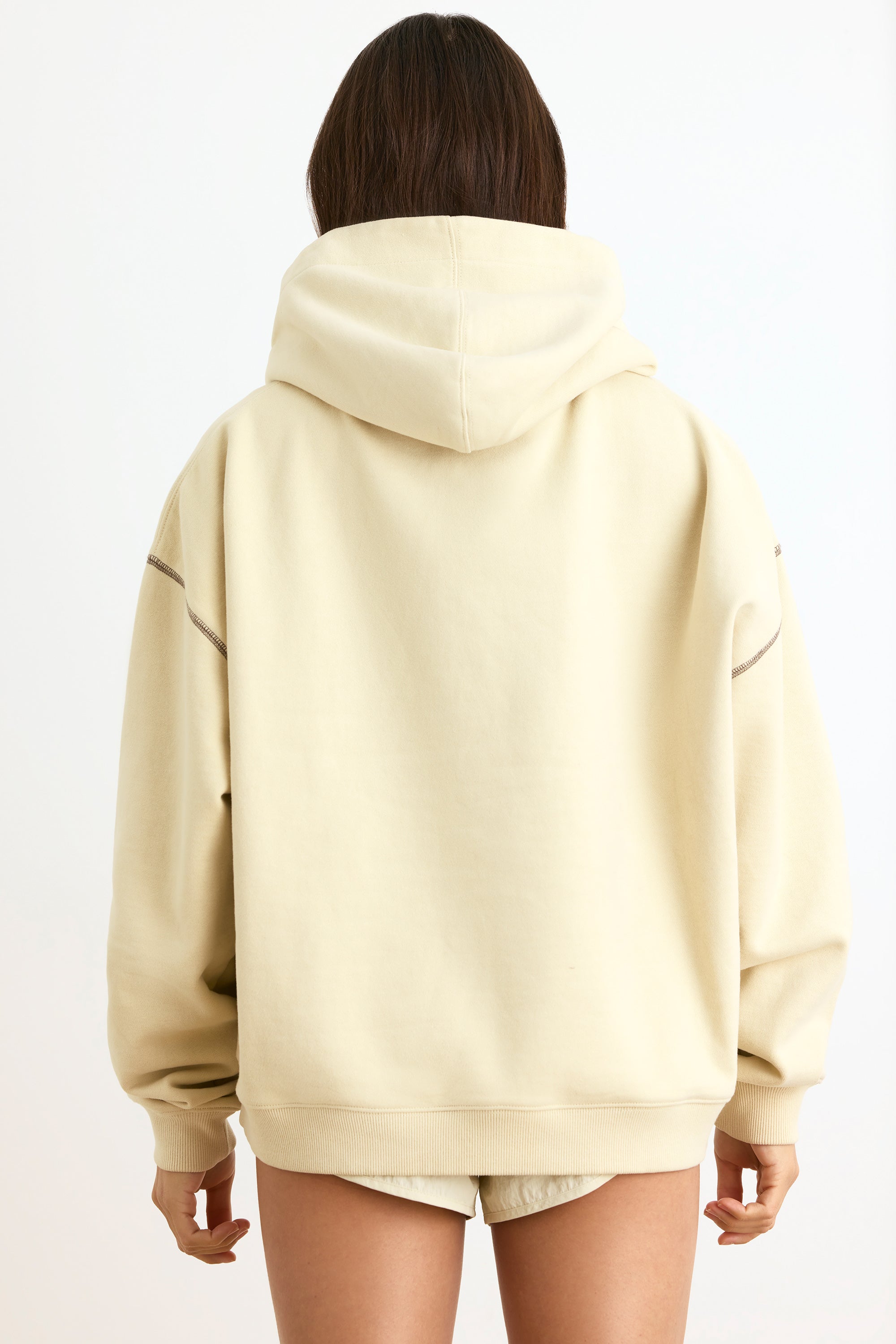 Oversized Hoodie in Bone - Image 2