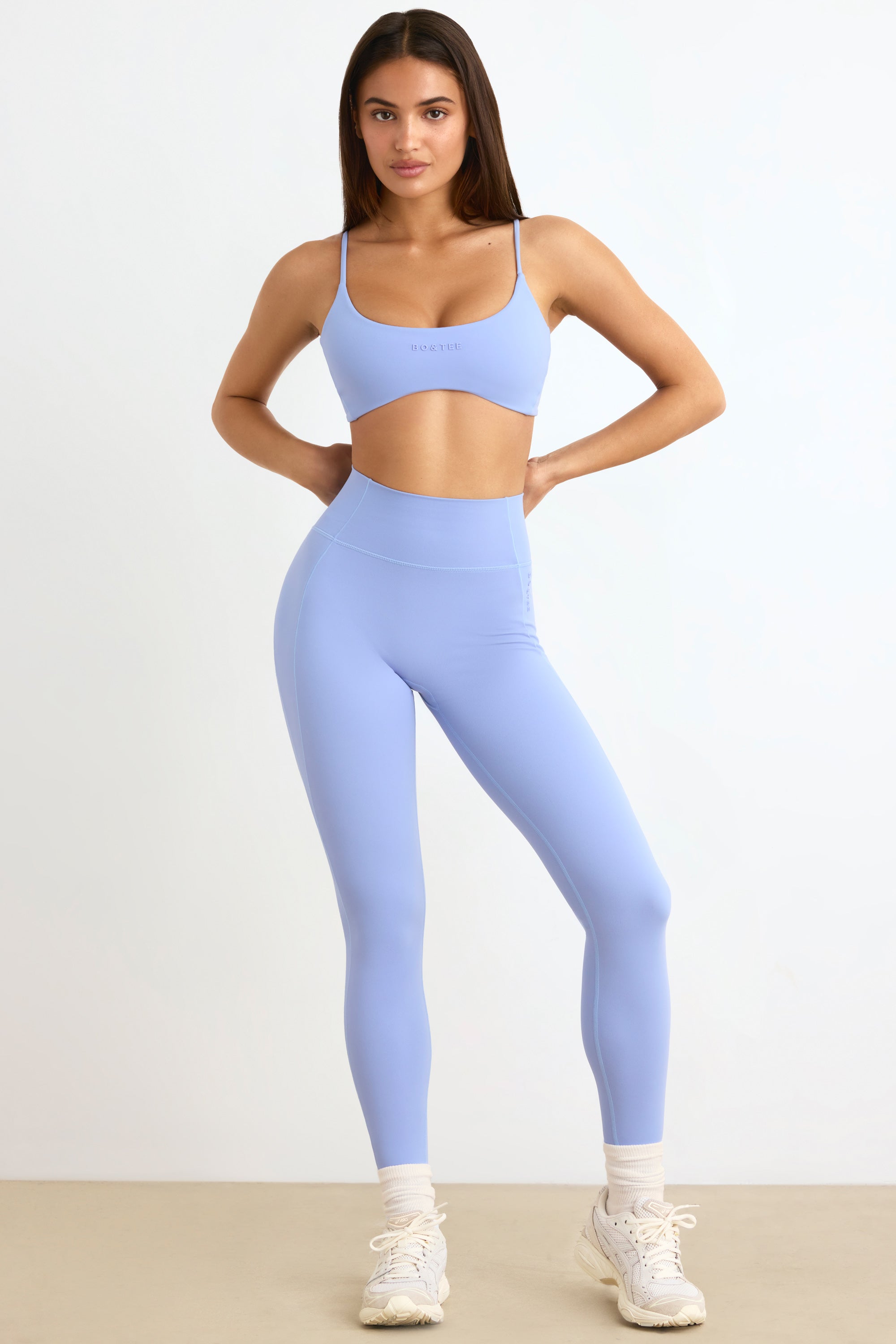 Soft Active Leggings in Lavender Blue - Image 6