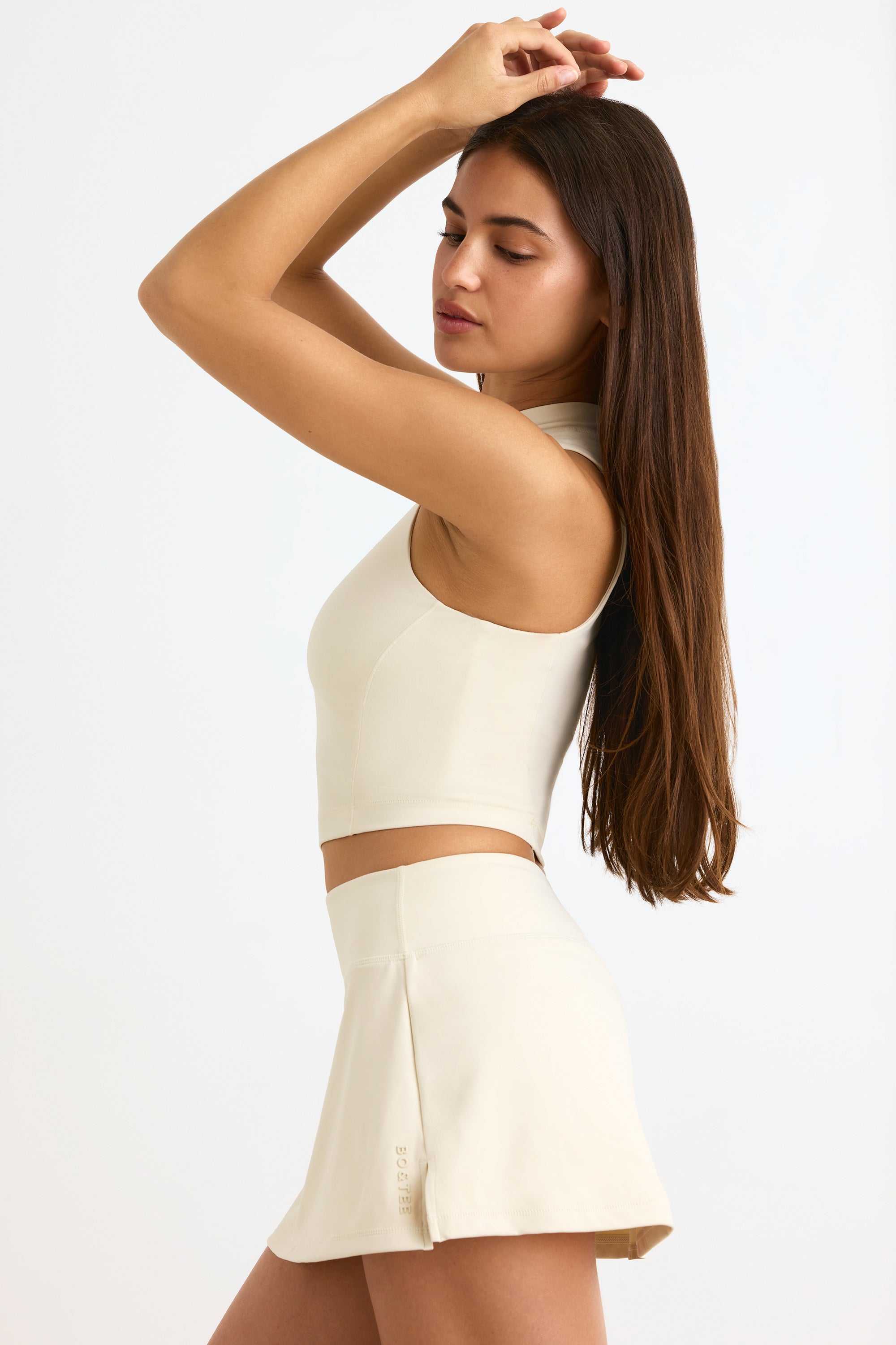 Soft Active Mini Skort in Lavender Blue - Image 3