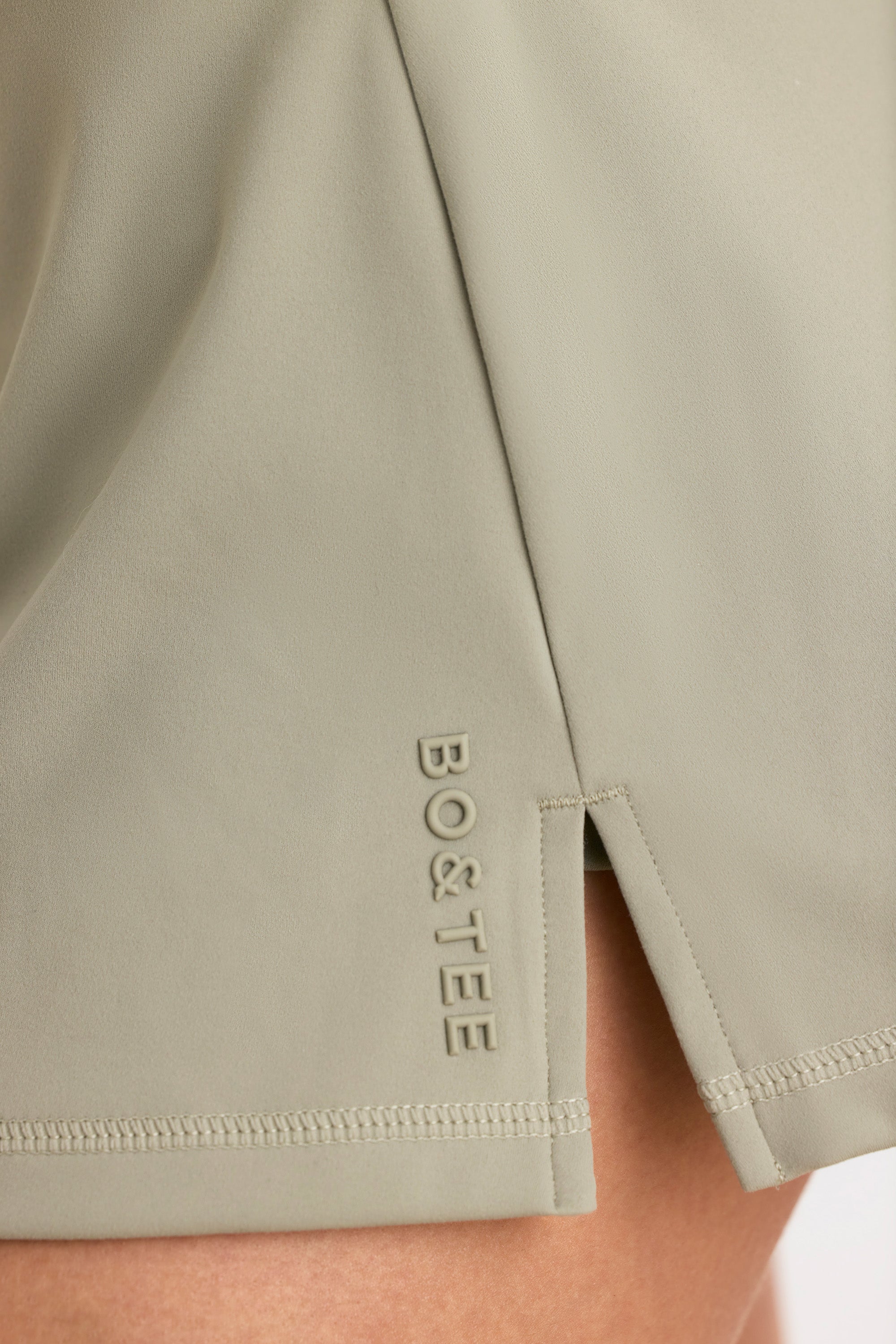 Soft Active Mini Skort in Mineral - Image 5