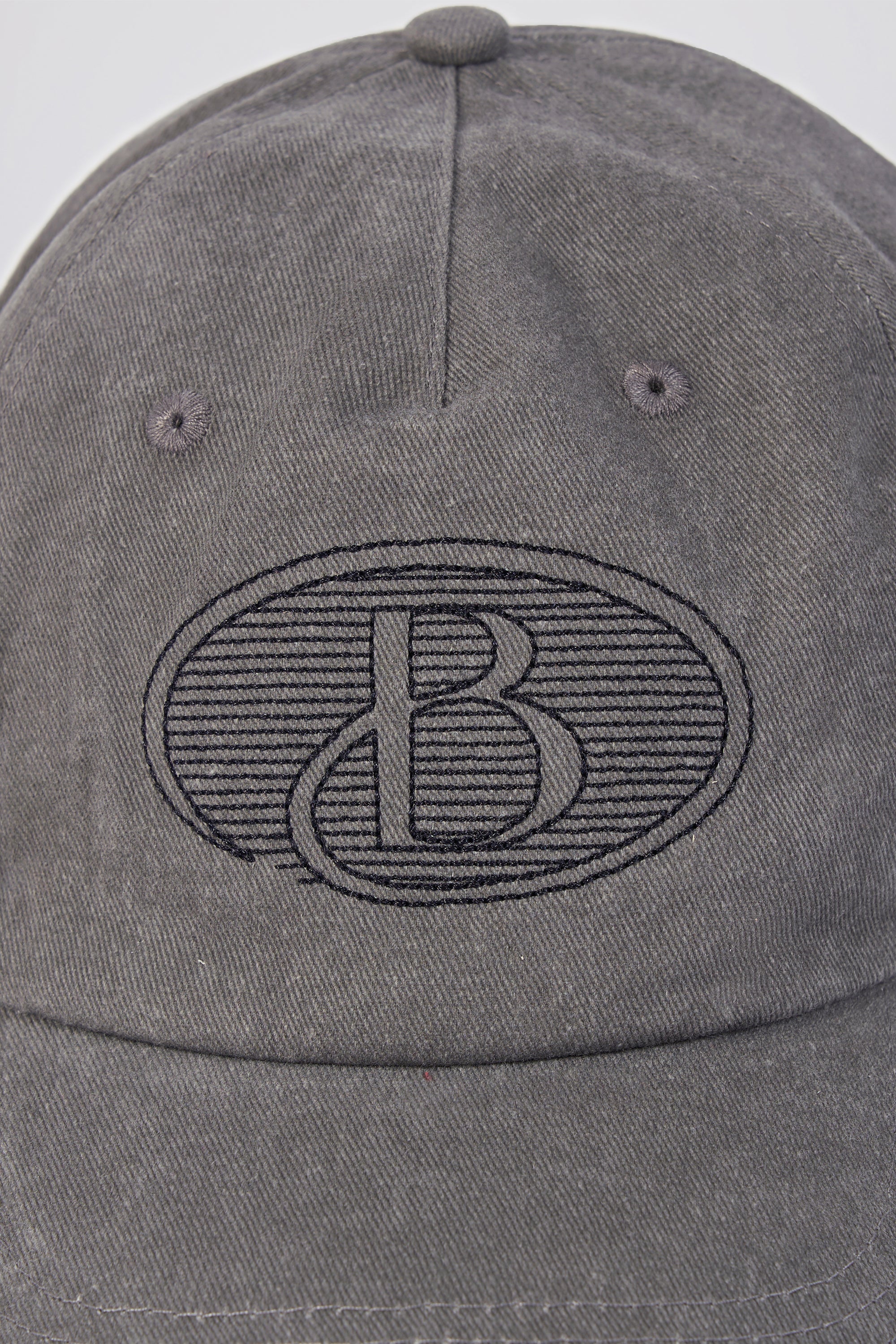Baseball Cap in Washed Charcoal - Image 4