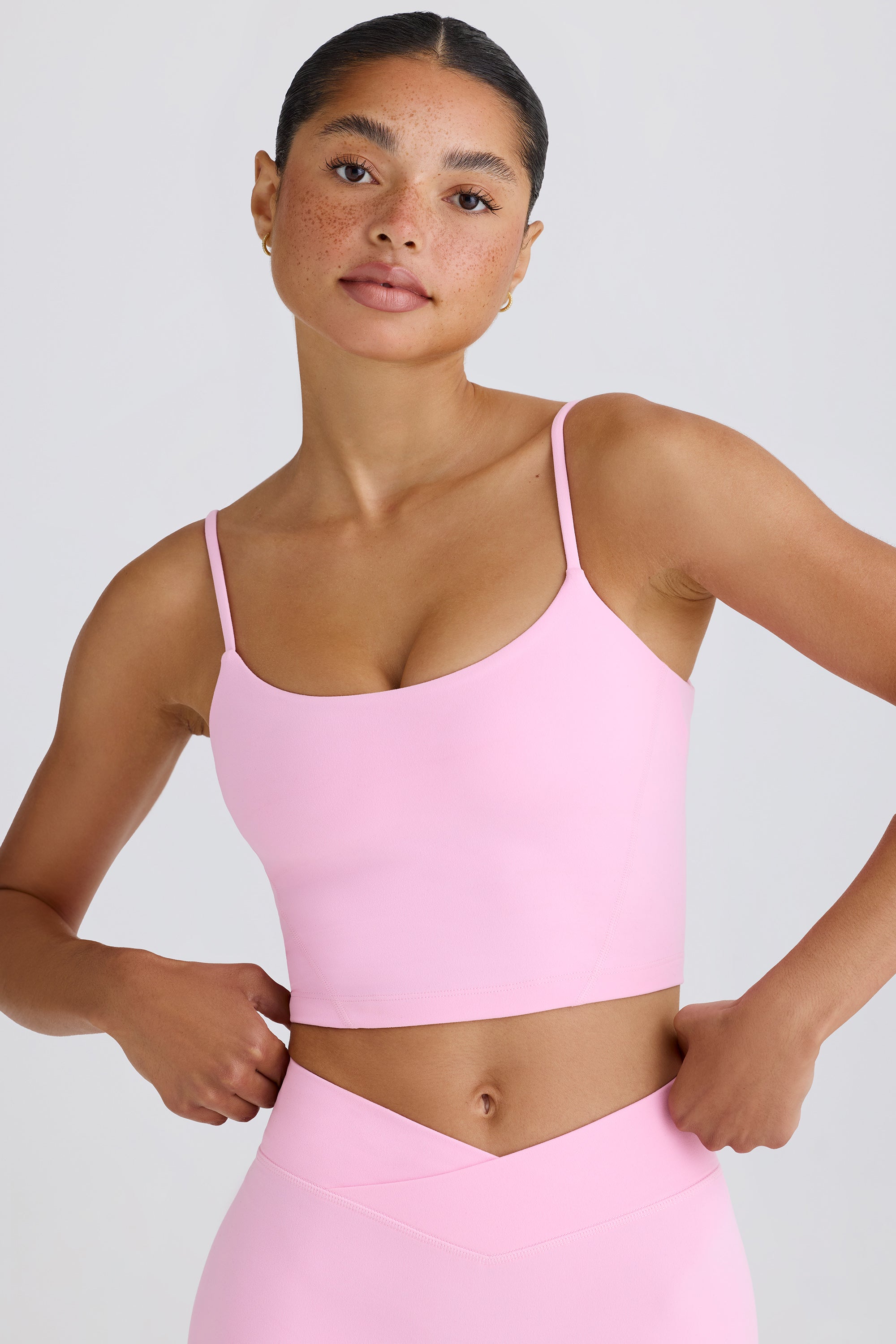Jet Set Soft Active Tank Top in Bubblegum Pink - Image 5