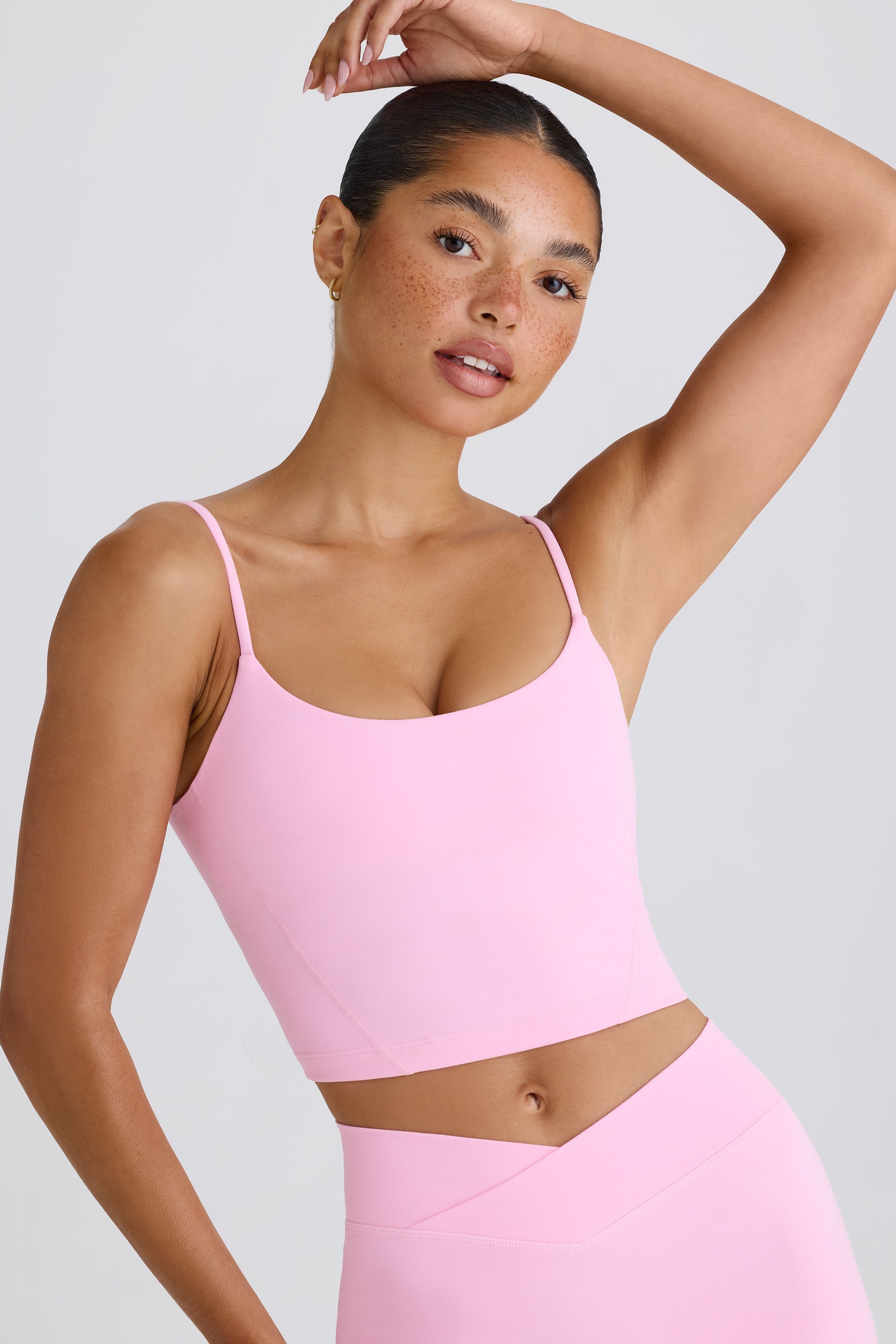 Jet Set Soft Active Tank Top in Bubblegum Pink - Image 6