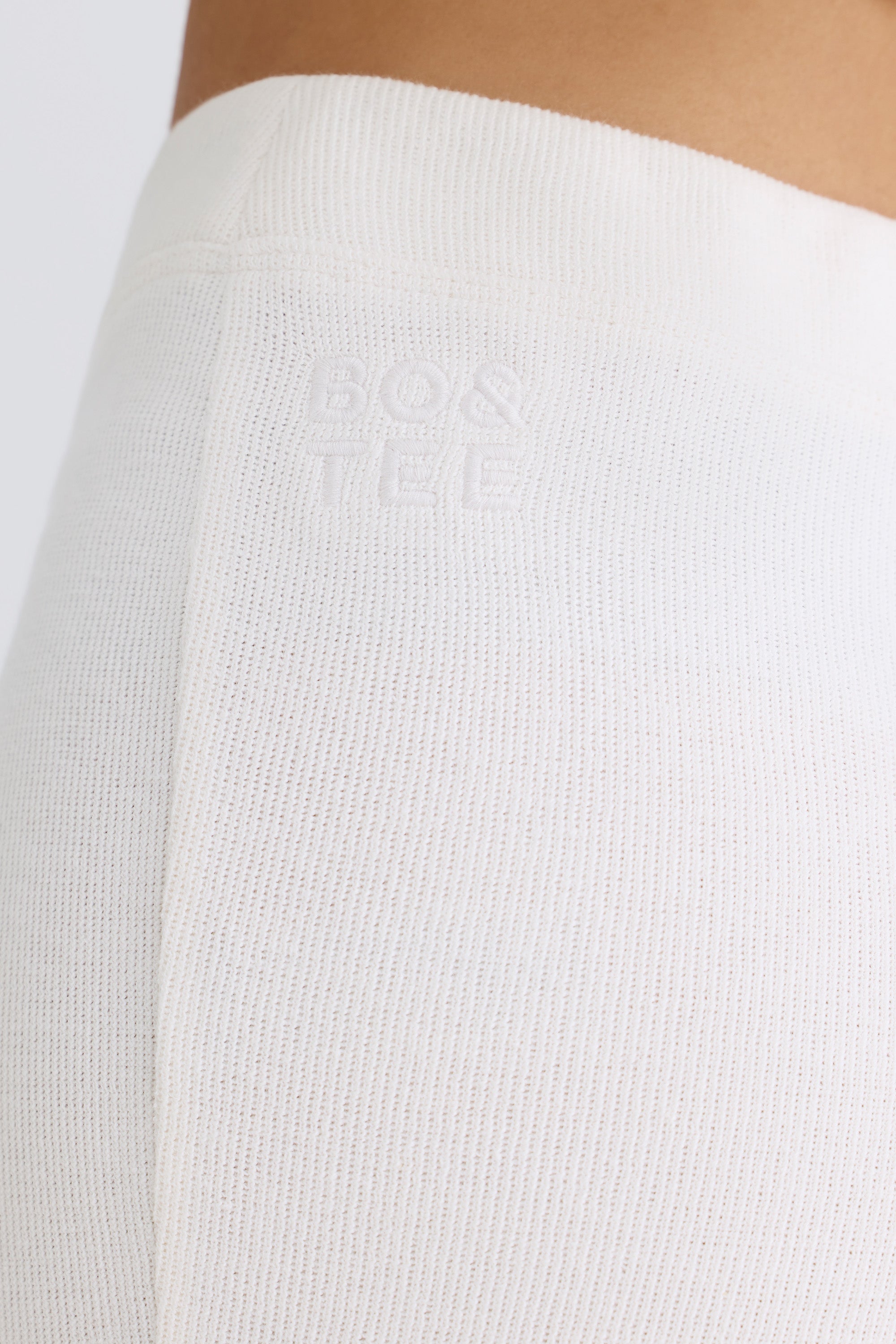 Jet Set Tall Flared Trousers in White - Image 4