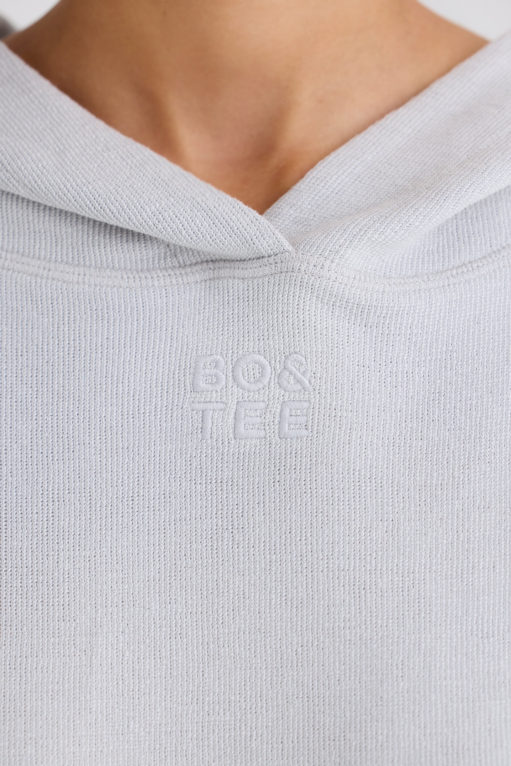 Jet Set Graphic-Print Hoodie in Pacific Grey - Image 4