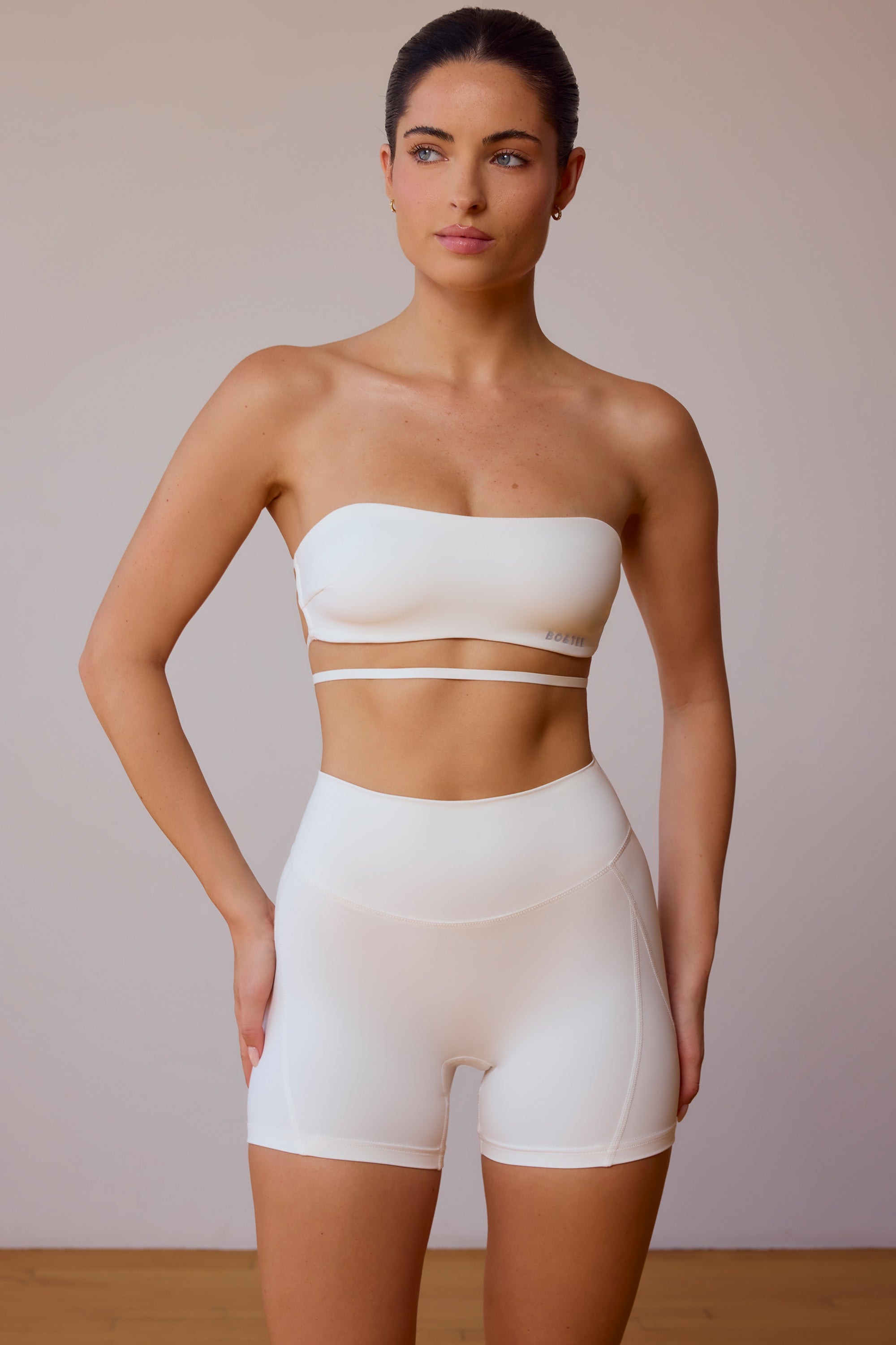 UltraFlex Mini Shorts in Soft White - Image 5