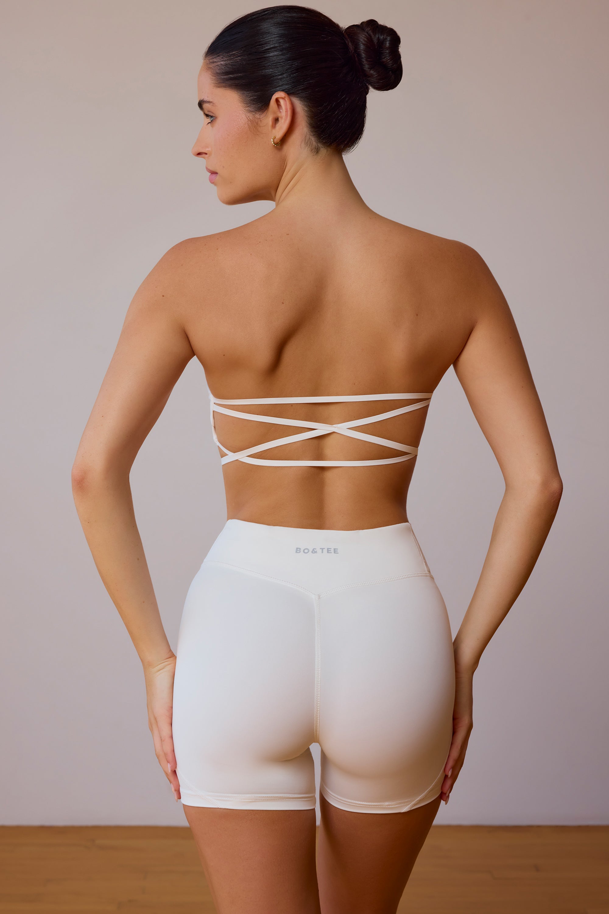UltraFlex Mini Shorts in Soft White - Image 2