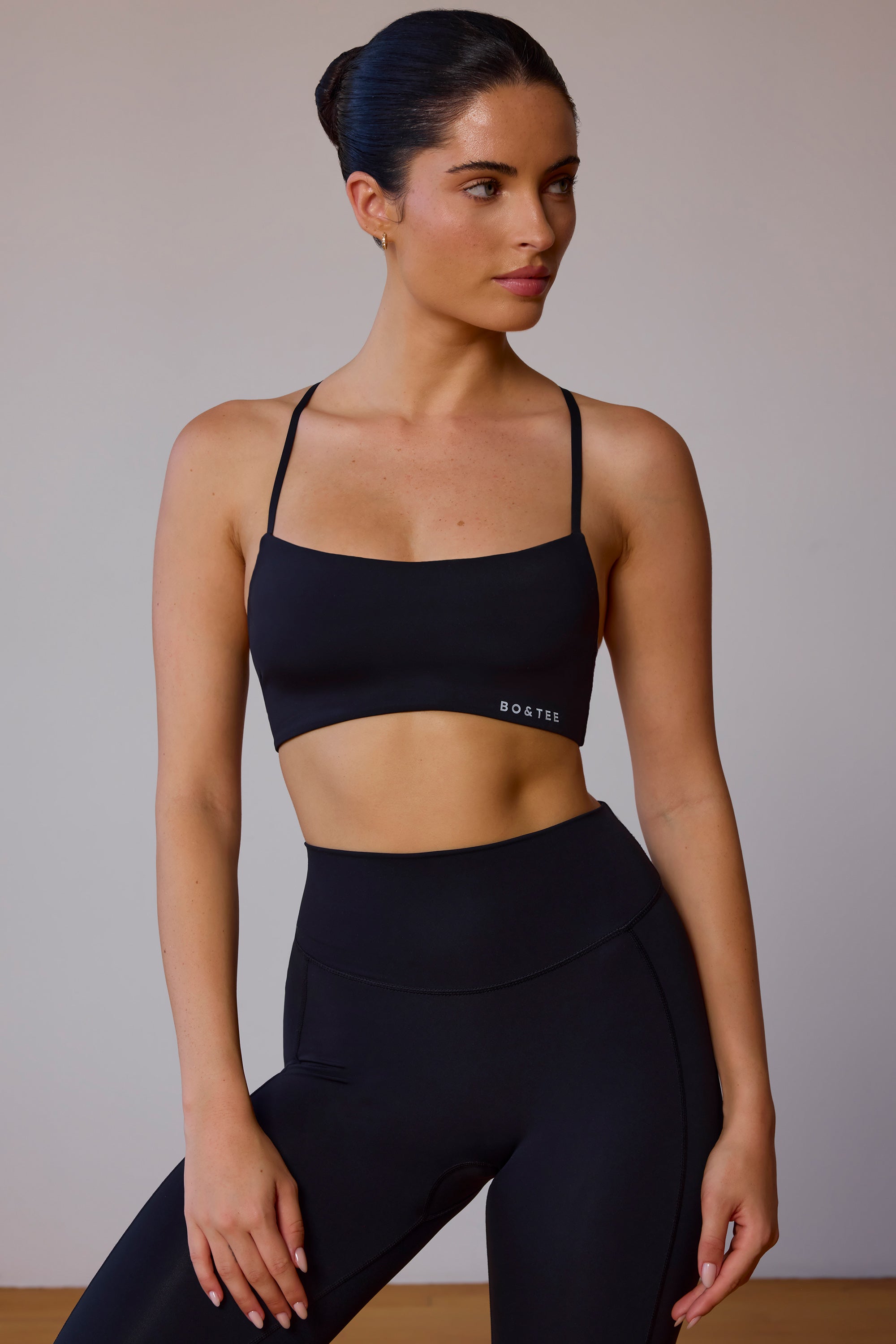 UltraFlex Cross-Back Sports Bra in Black - Image 6