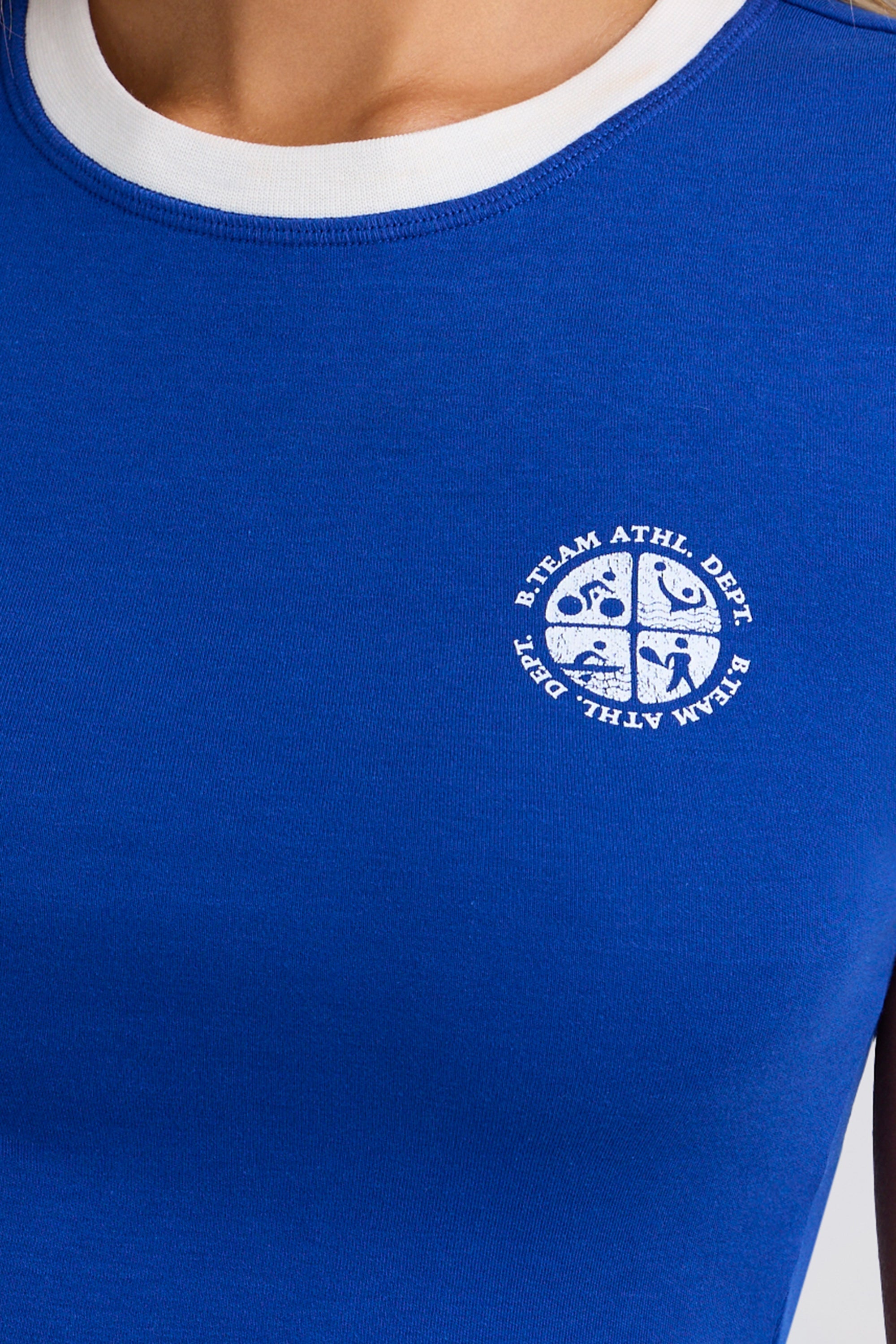 Graphic T-Shirt in Cobalt Blue - Image 4