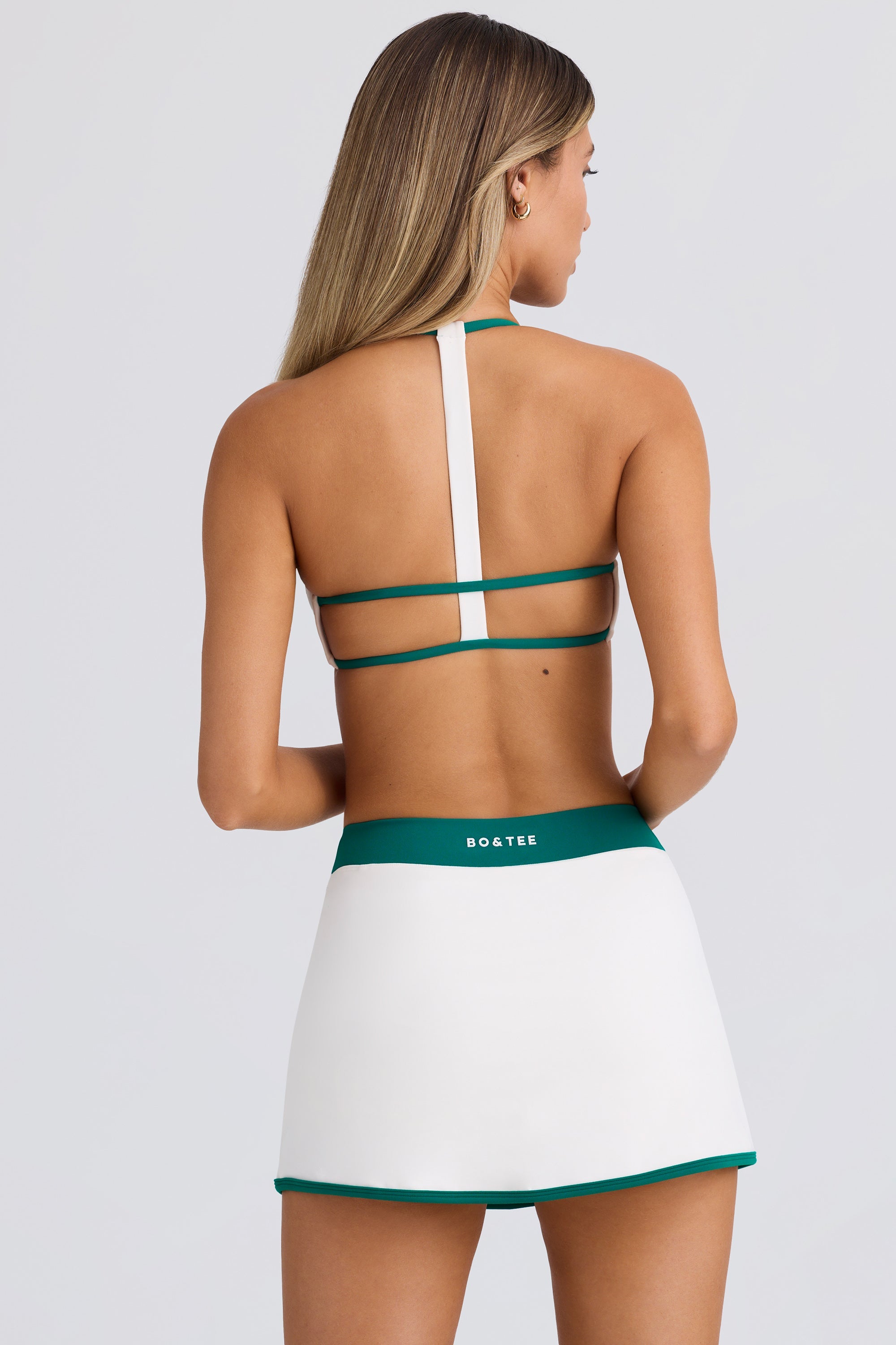 Soft Active Mini Skort in White - Image 2