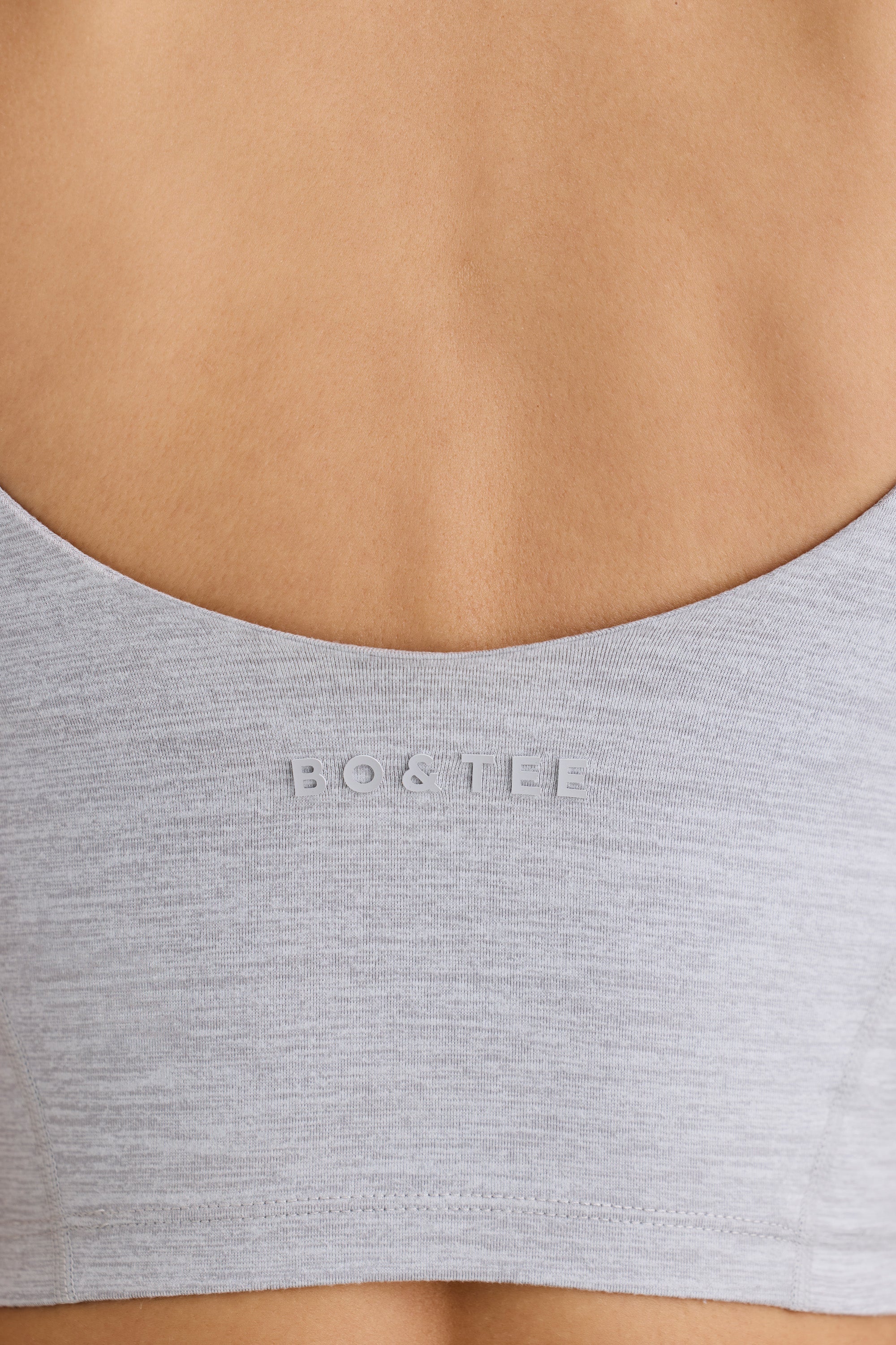 Jet Set Soft Active Tank Top in Grey Marl - Image 5