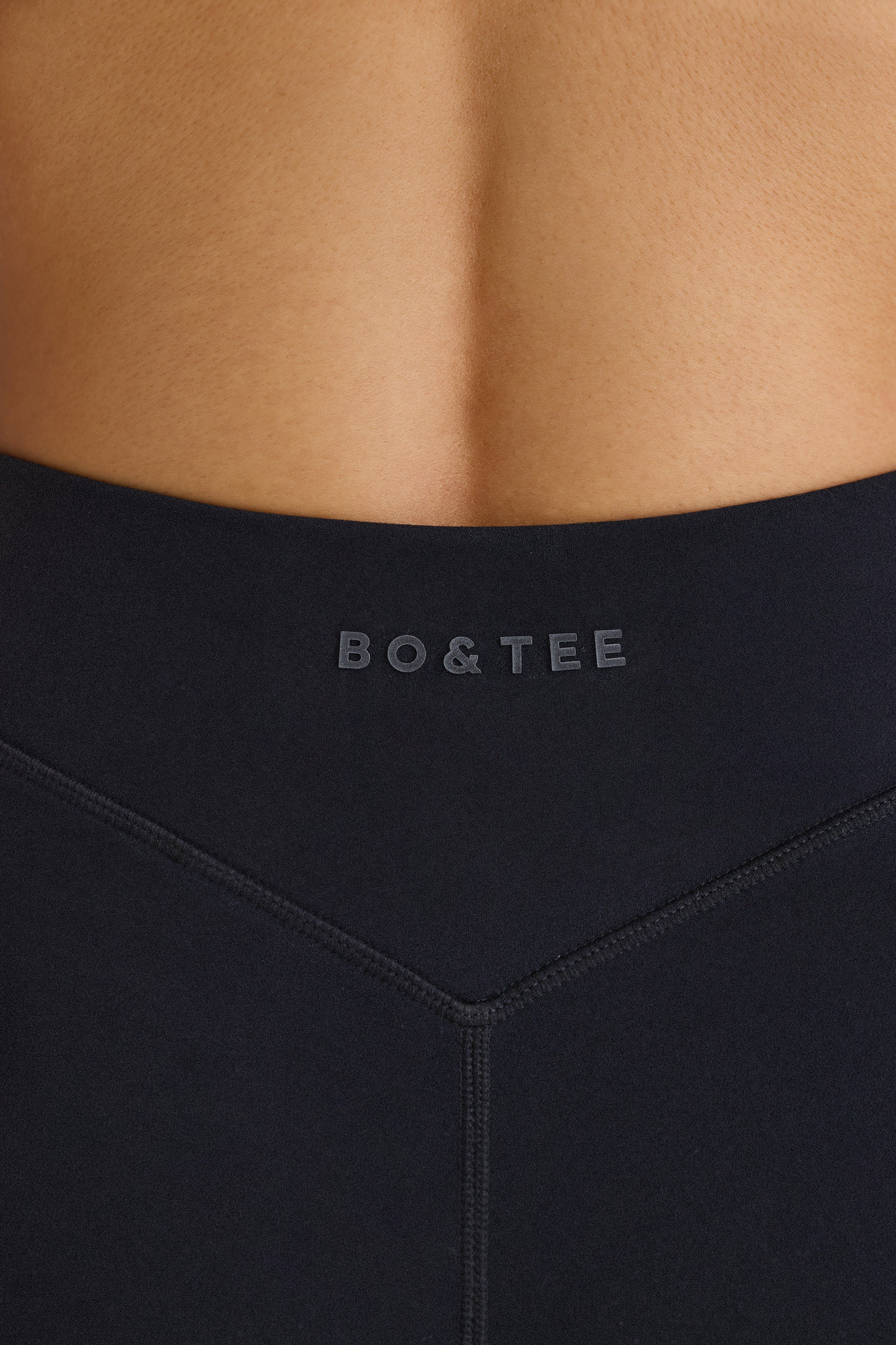 Jet Set Soft Active Crossover Mini Shorts in Black - Image 5