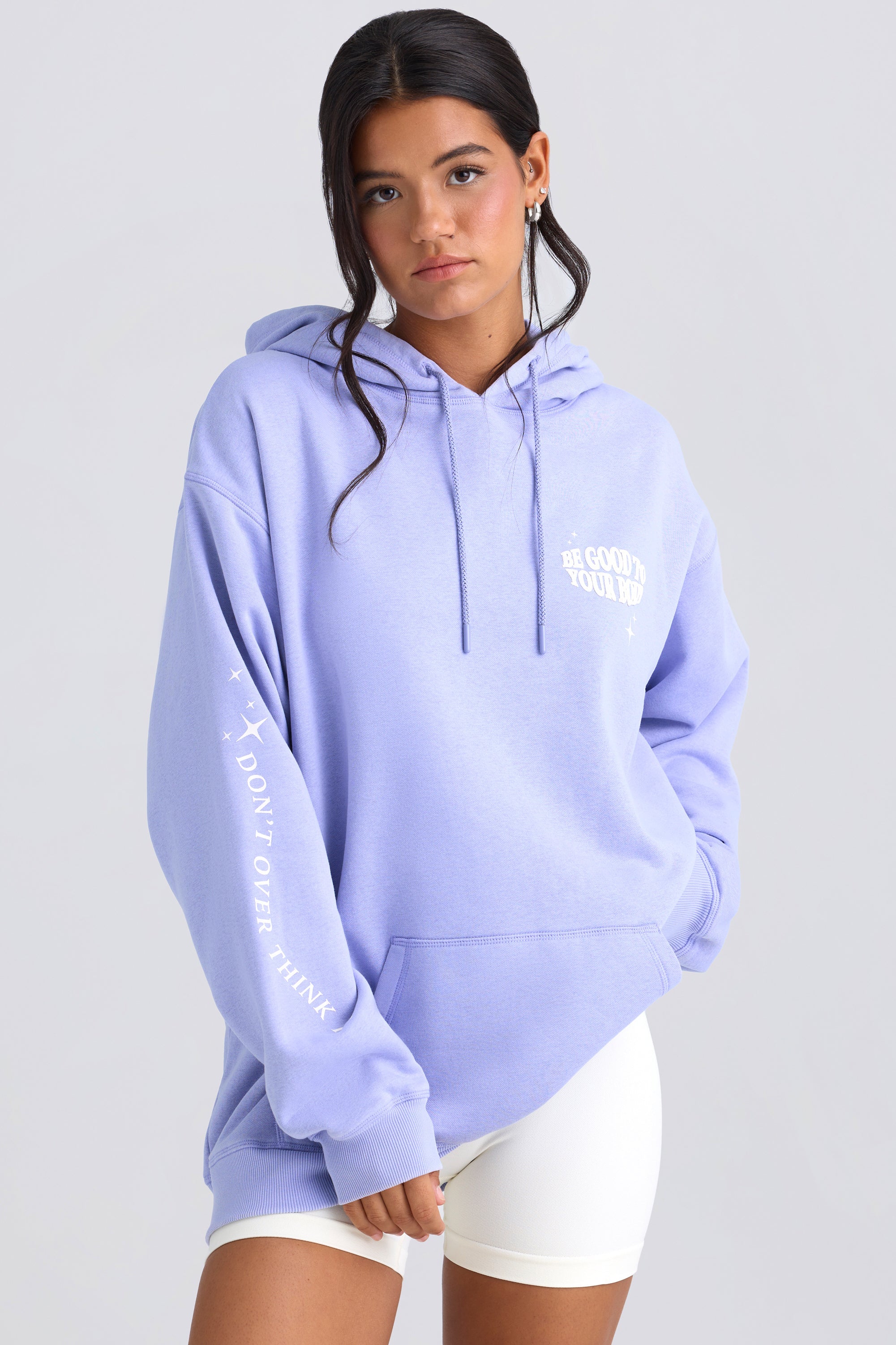 Oversized Hoodie in Periwinkle - Image 5