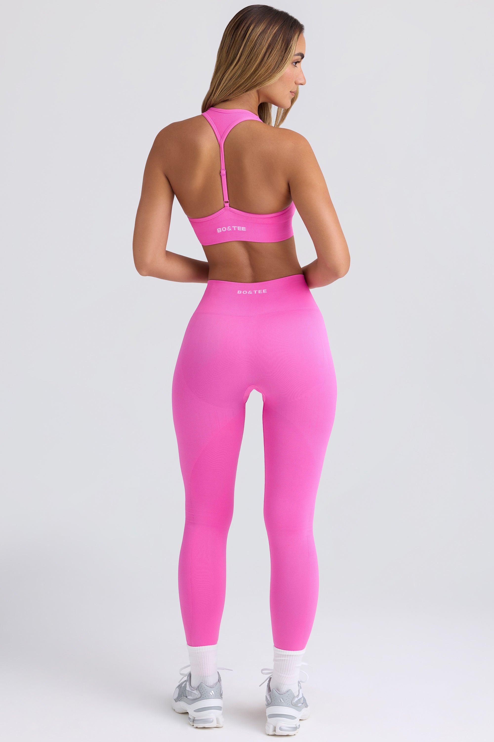 Super Sculpt Seamless Leggings in Sugar Pink - Image 2