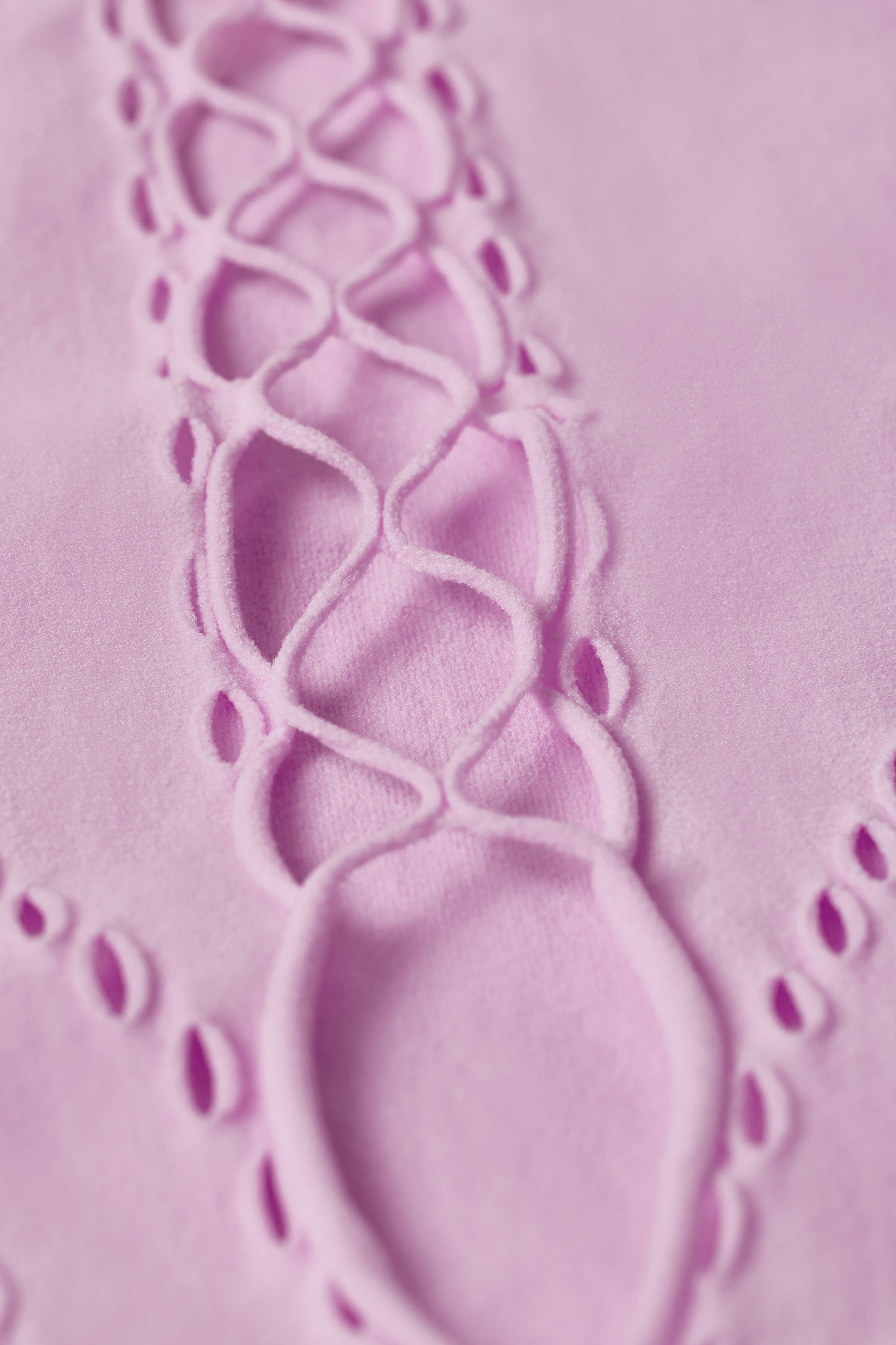 Raine Embellished Lace-Up Bodysuit in Violet Pink - Image 5