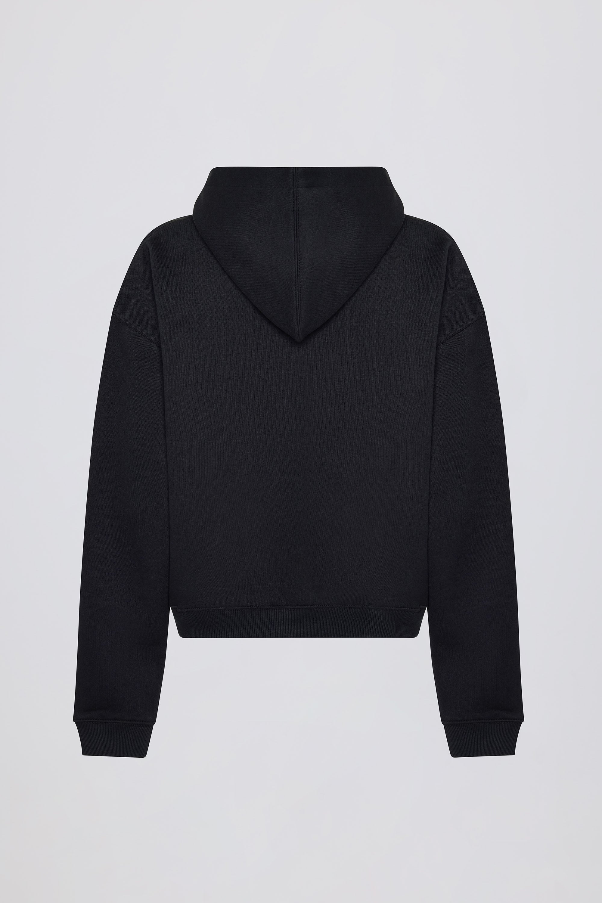 Off Duty Oversized Hooded Sweatshirt in Black - Image 2