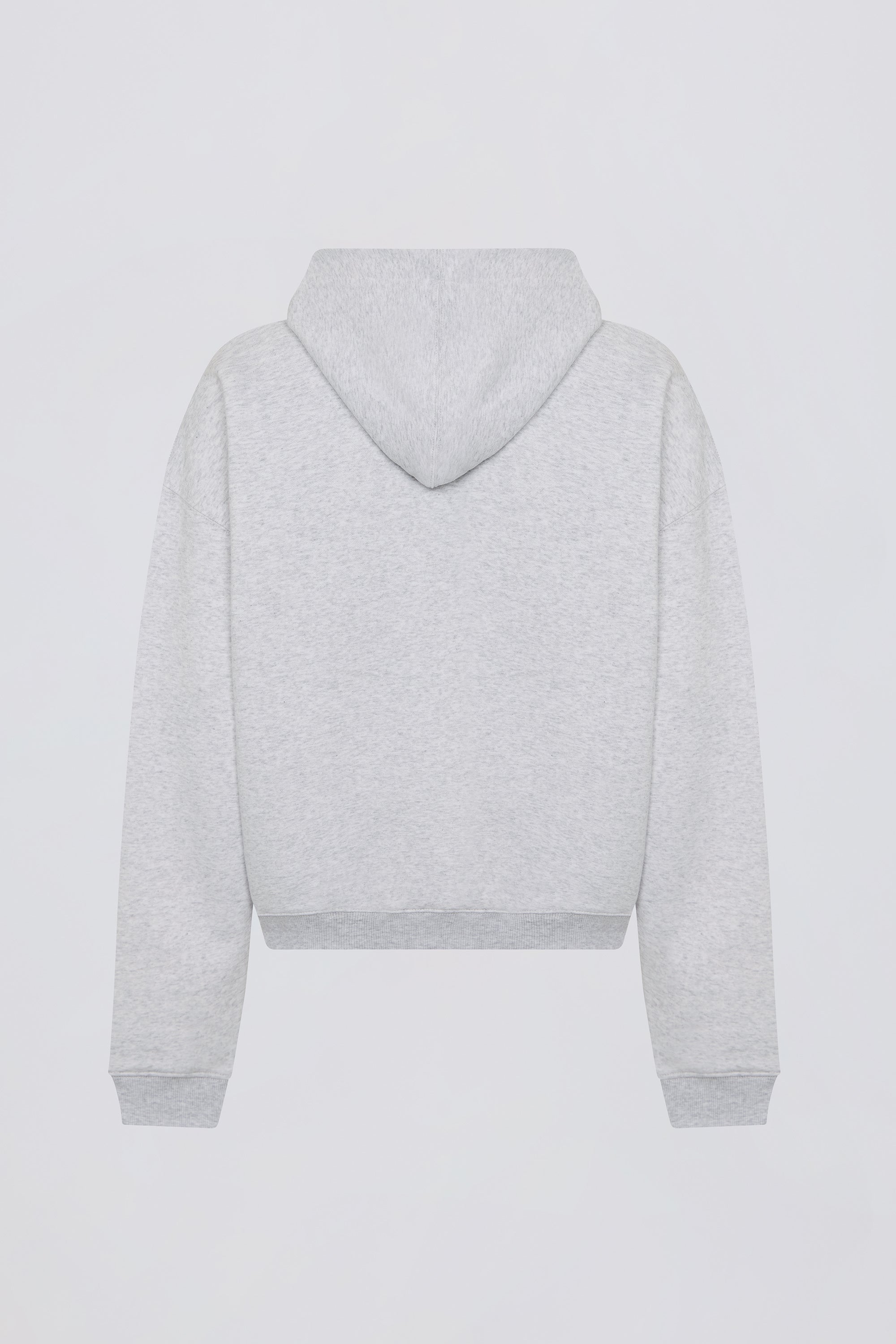 Off Duty Oversized Hooded Sweatshirt in Heather Grey - Image 5