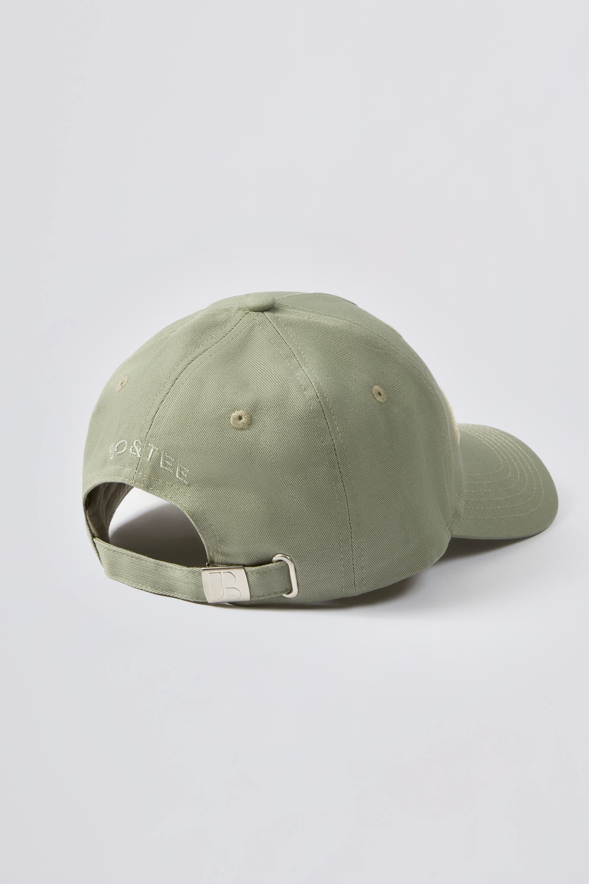 Appliqu?? Baseball Cap in Mineral - Image 3