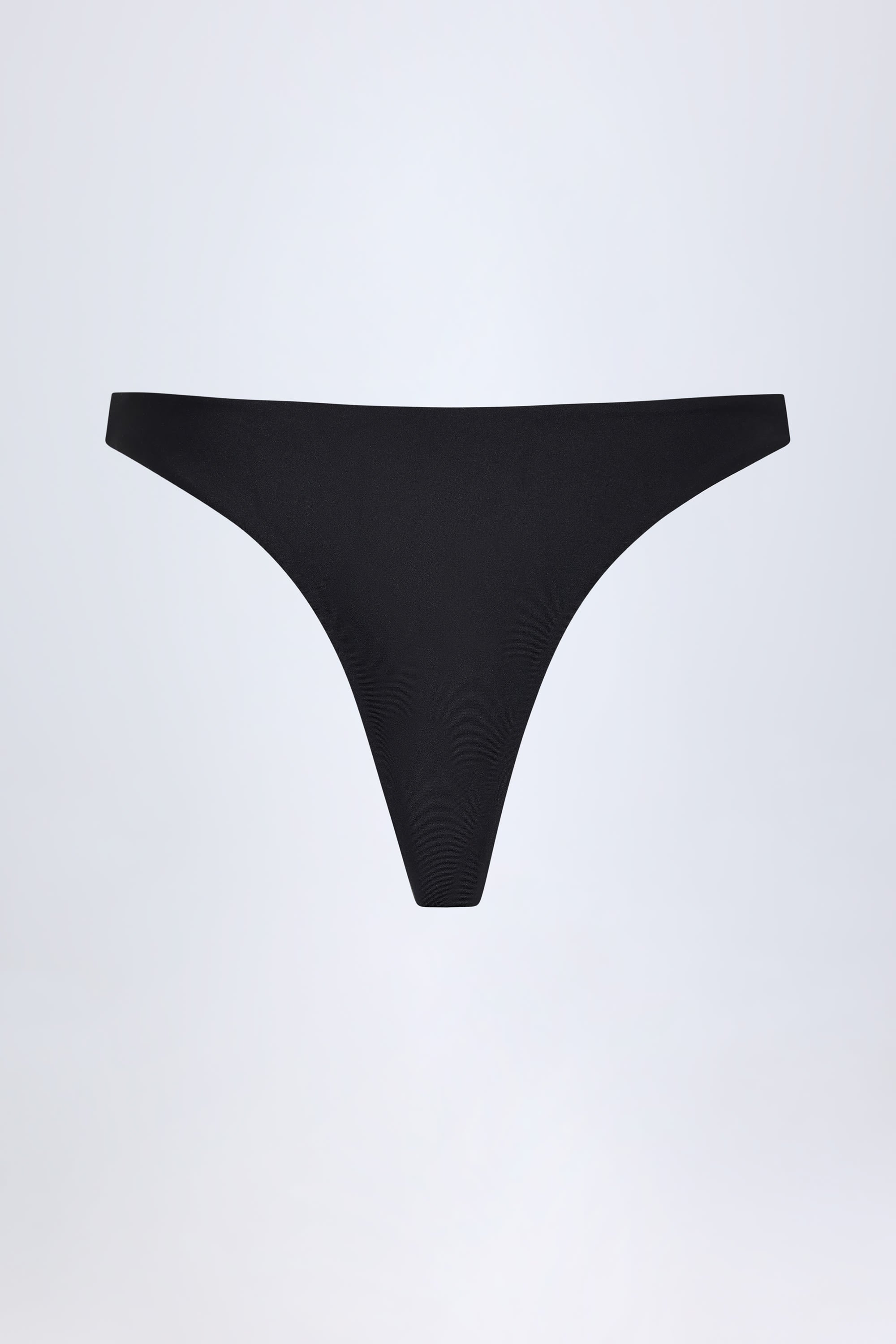 Beqa Hardware-Detail Cheeky Bikini Bottoms in Black - Image 4