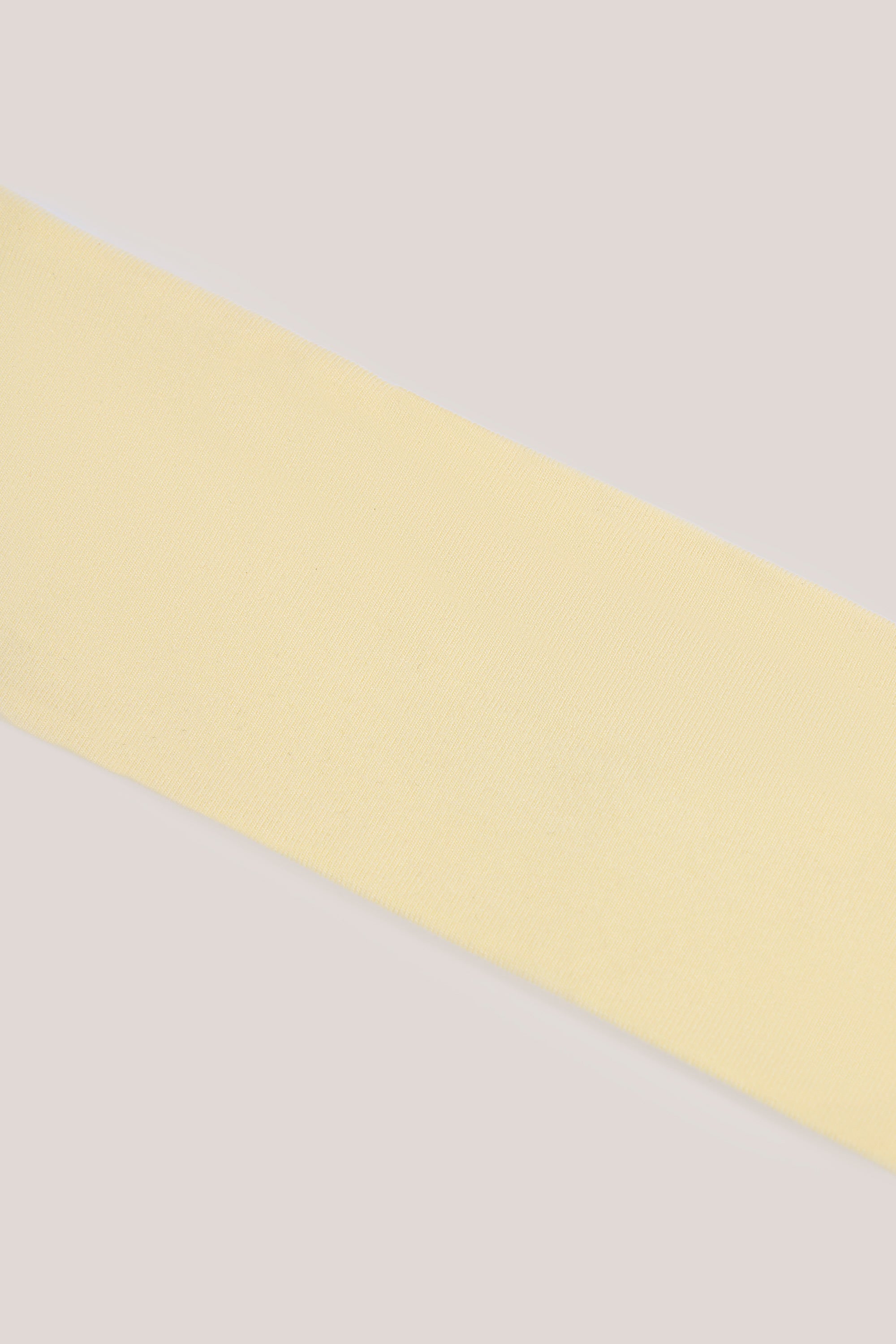 Candy Modal Ribbed Headband in Buttercream Yellow - Image 4